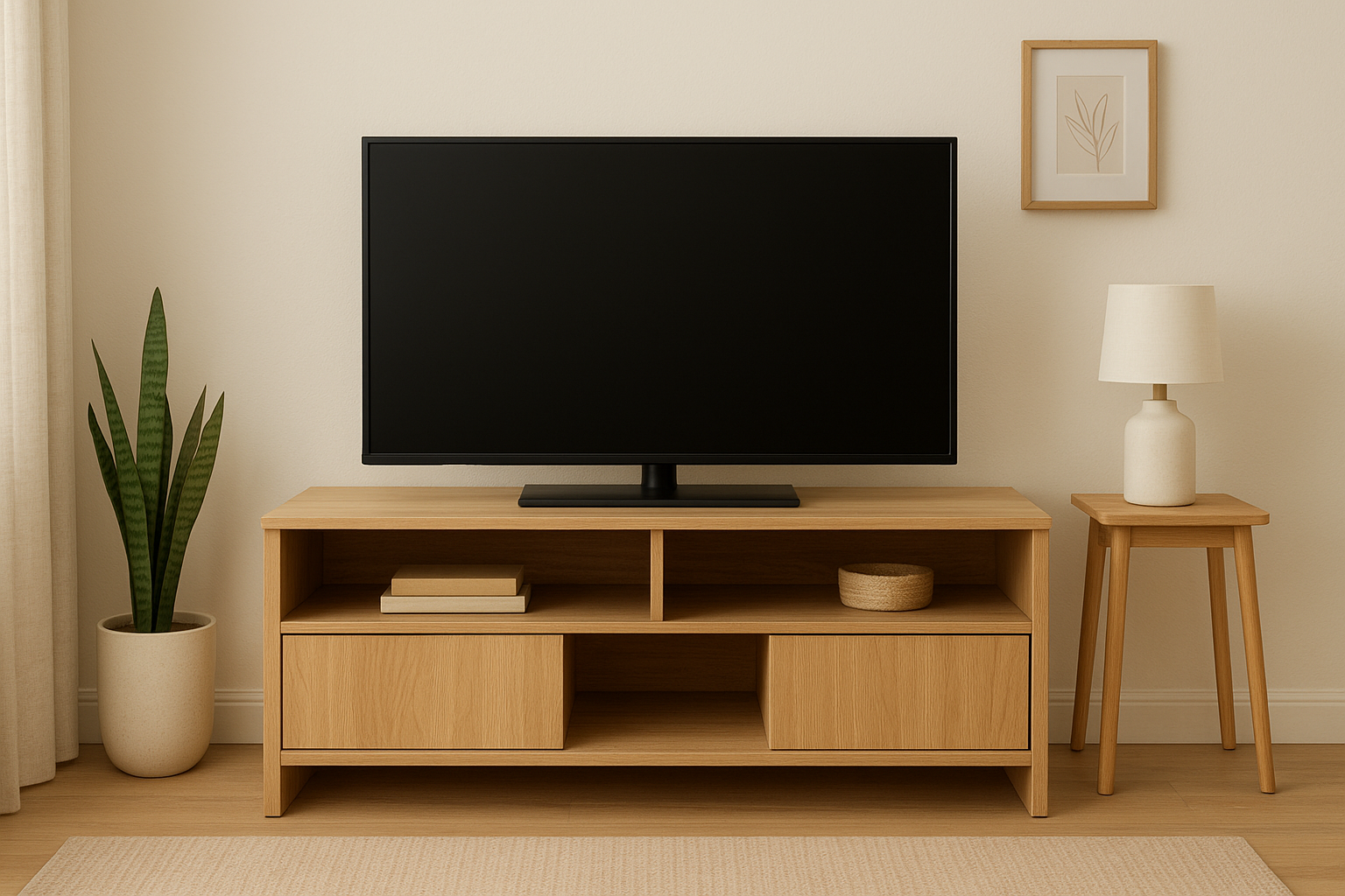 عناية خاصة بتصميم واجهة التلفزيون - مشروع ديكور في المنطقة الوسطى…