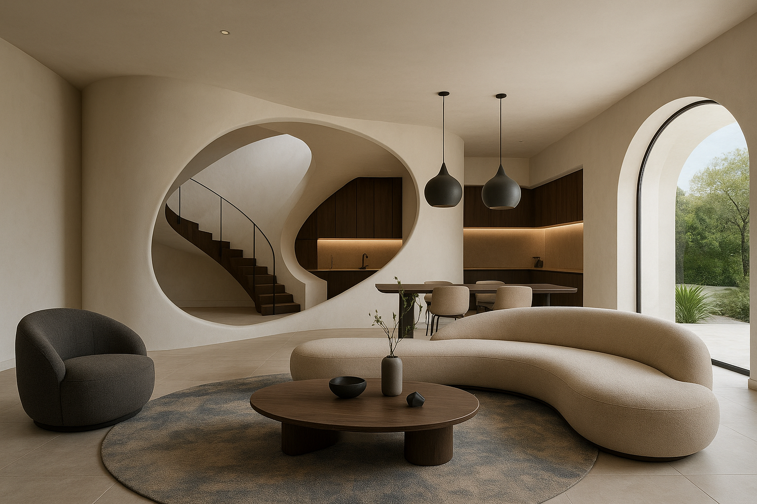 تصميم داخلي مبتكر لمنزل عصري - مشروع ديكور في المنطقة الغربية لدى…