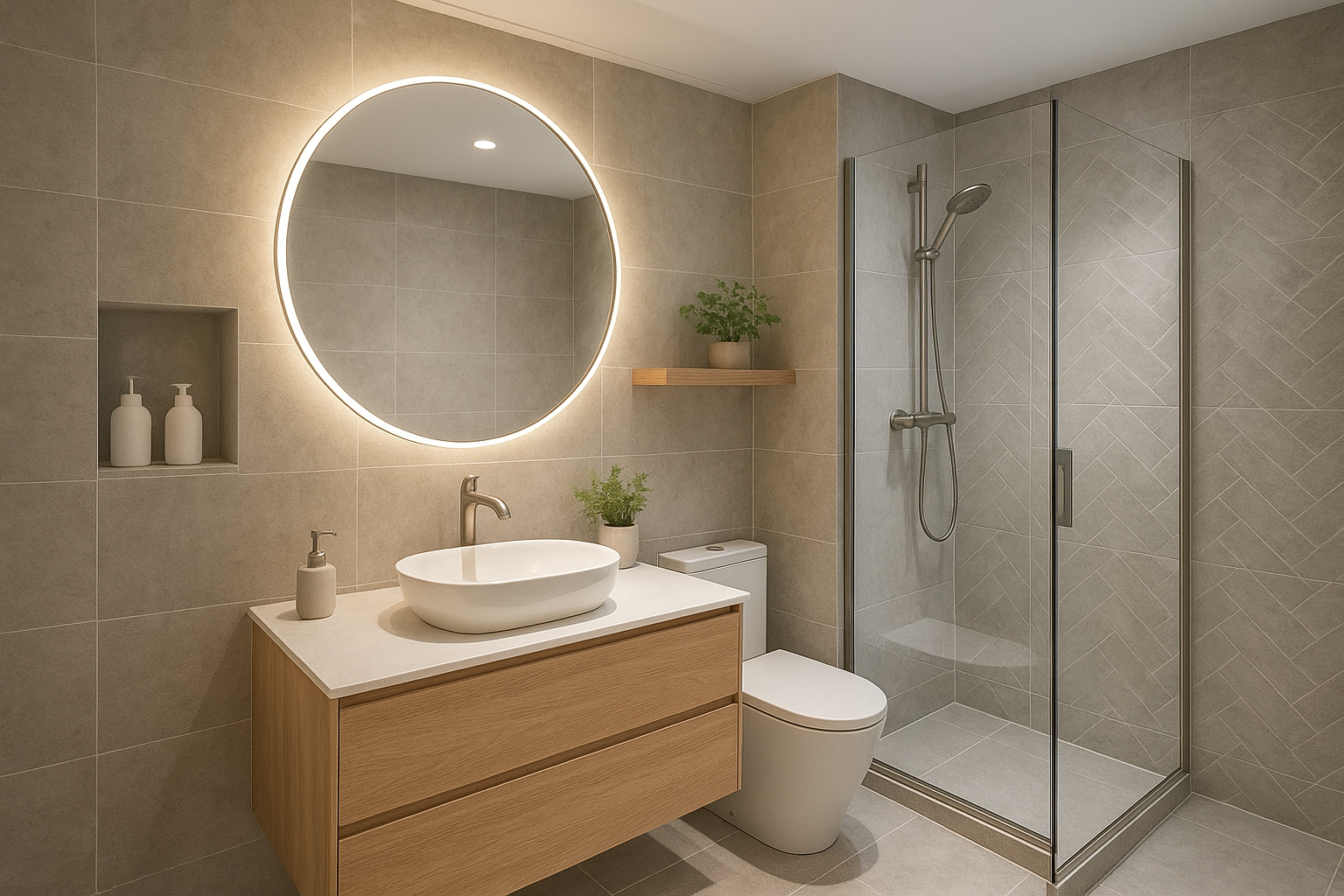 تجديد وتحديث ديكورات دورات المياه - مشروع ديكور في المنطقة الوسطى…