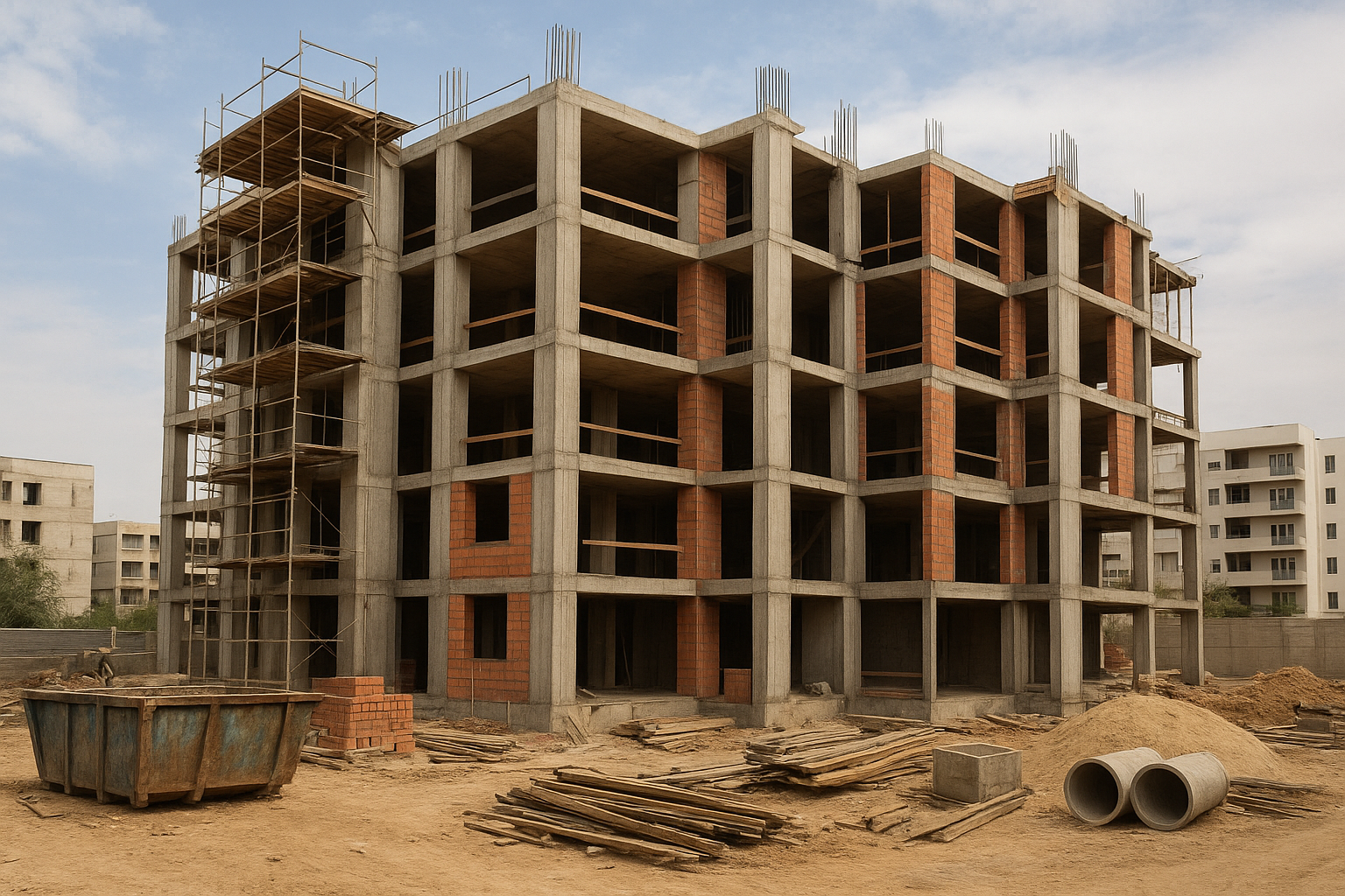 مشروع بناء جديد مع إضافات - مشروع بناء جديد في المنطقة الغربية لدى…