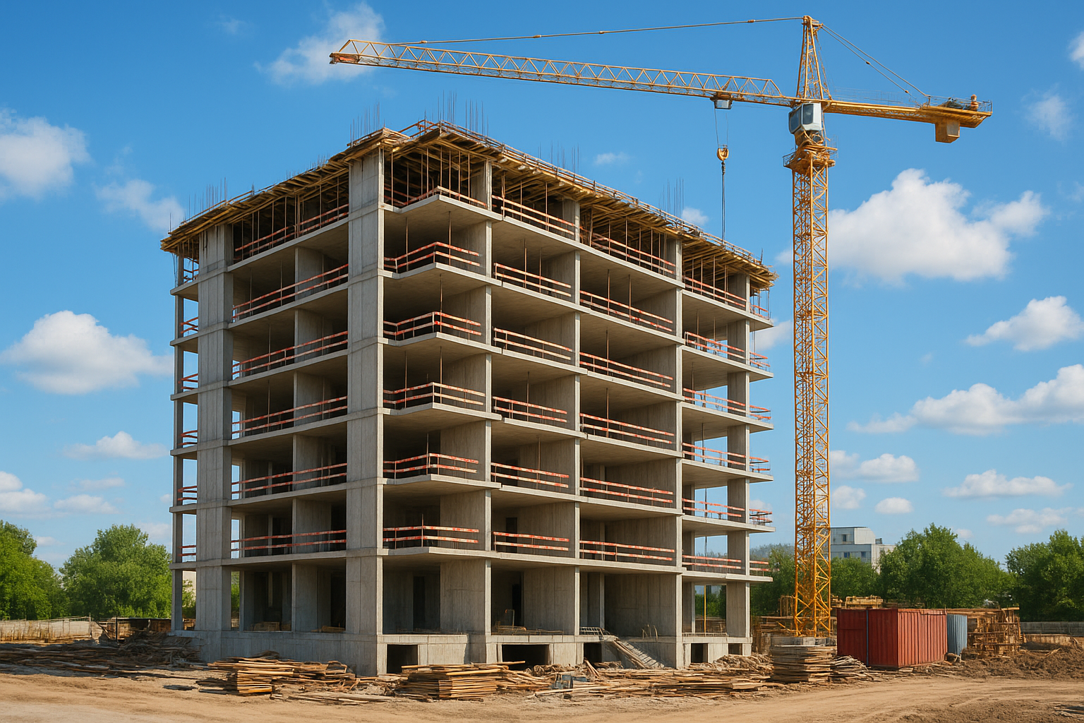 مشروع بناء جديد لعمارة سكنية - مشروع بناء جديد في المنطقة الغربية…