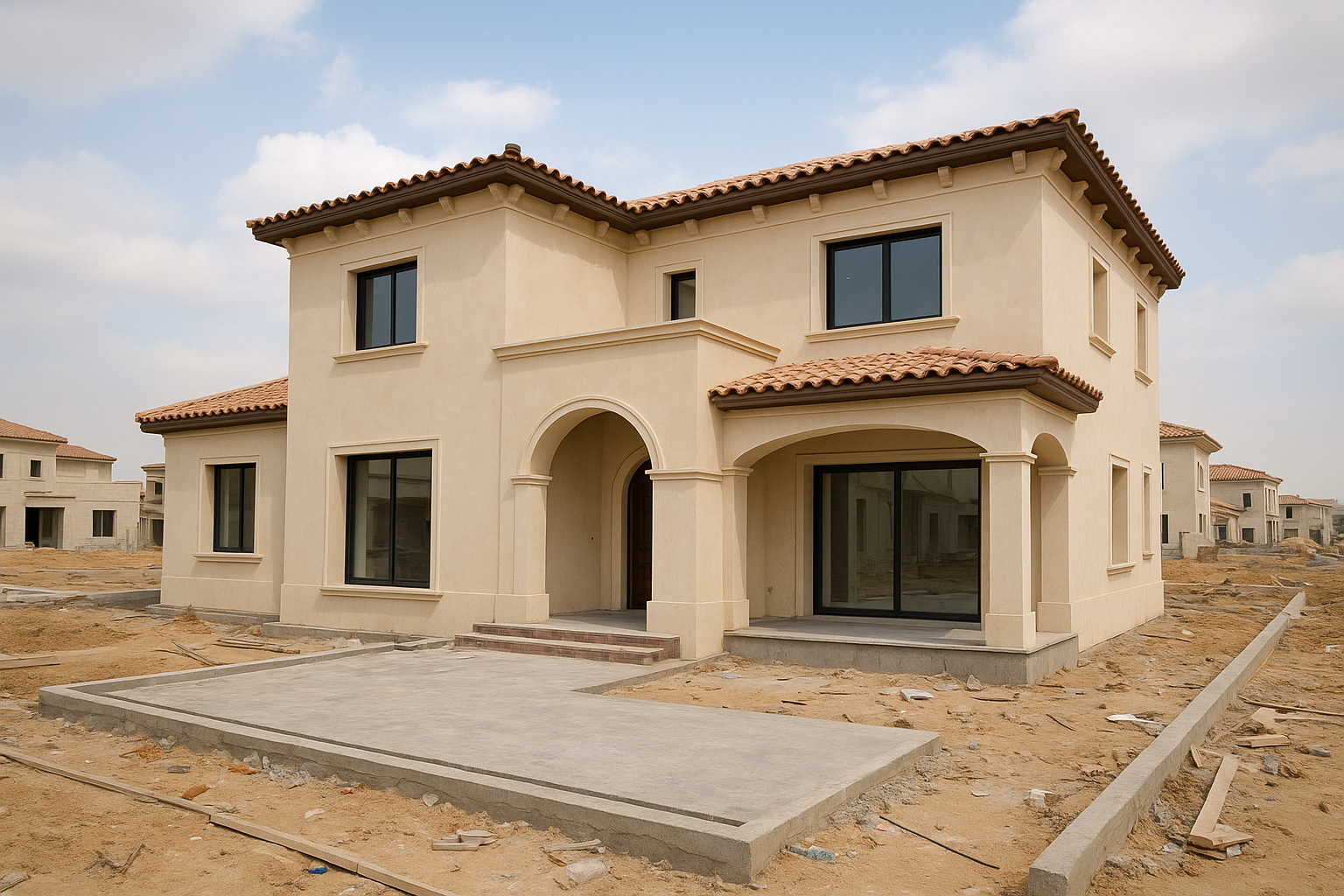 مشروع تشطيب فيلا بمساحة ٤٥٠ - مشروع تشطيب في المنطقة الوسطى لدى بو…