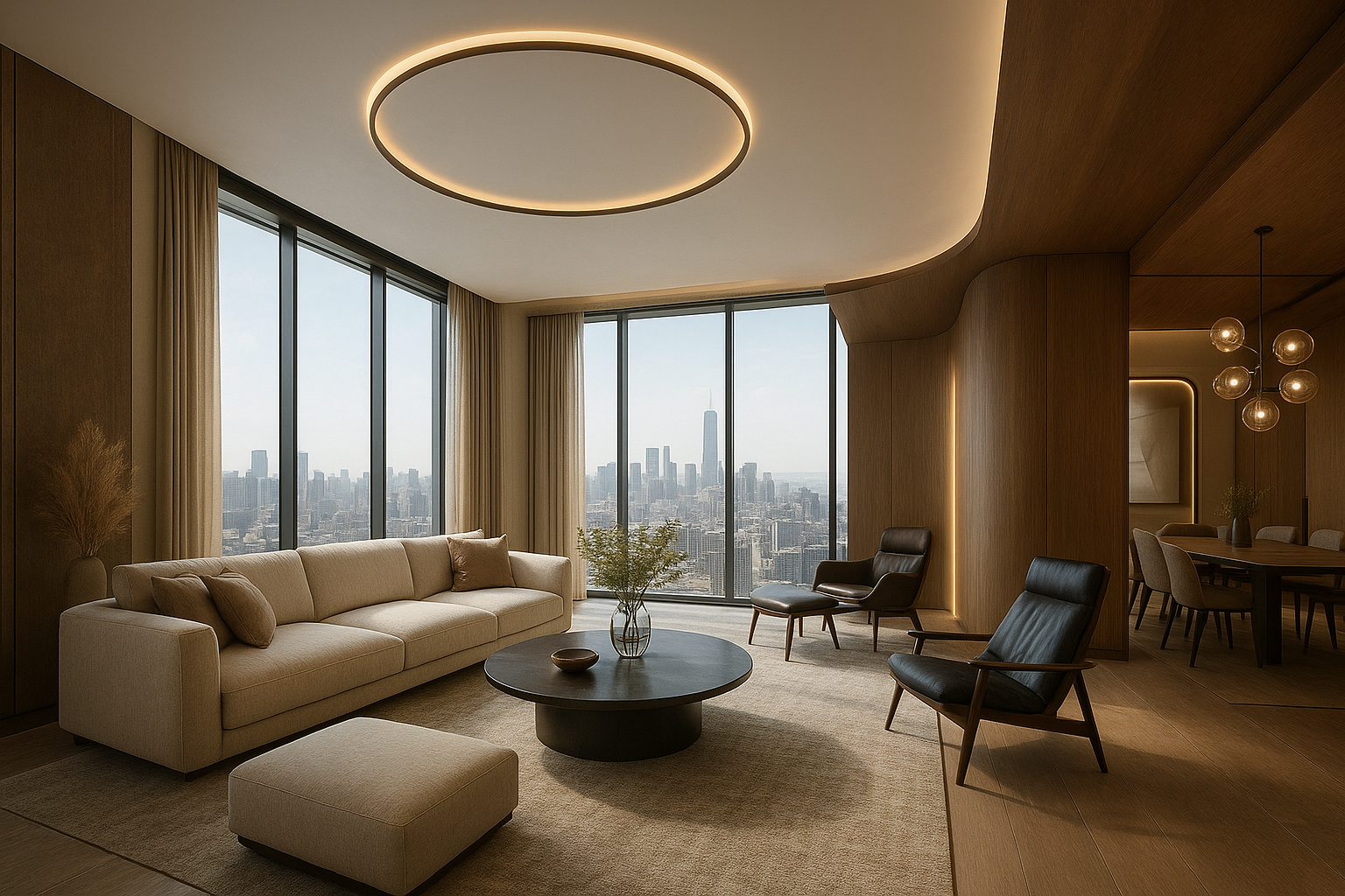 تصميم داخلي مبتكر لشقة فاخرة - مشروع ديكور في المنطقة الغربية لدى…