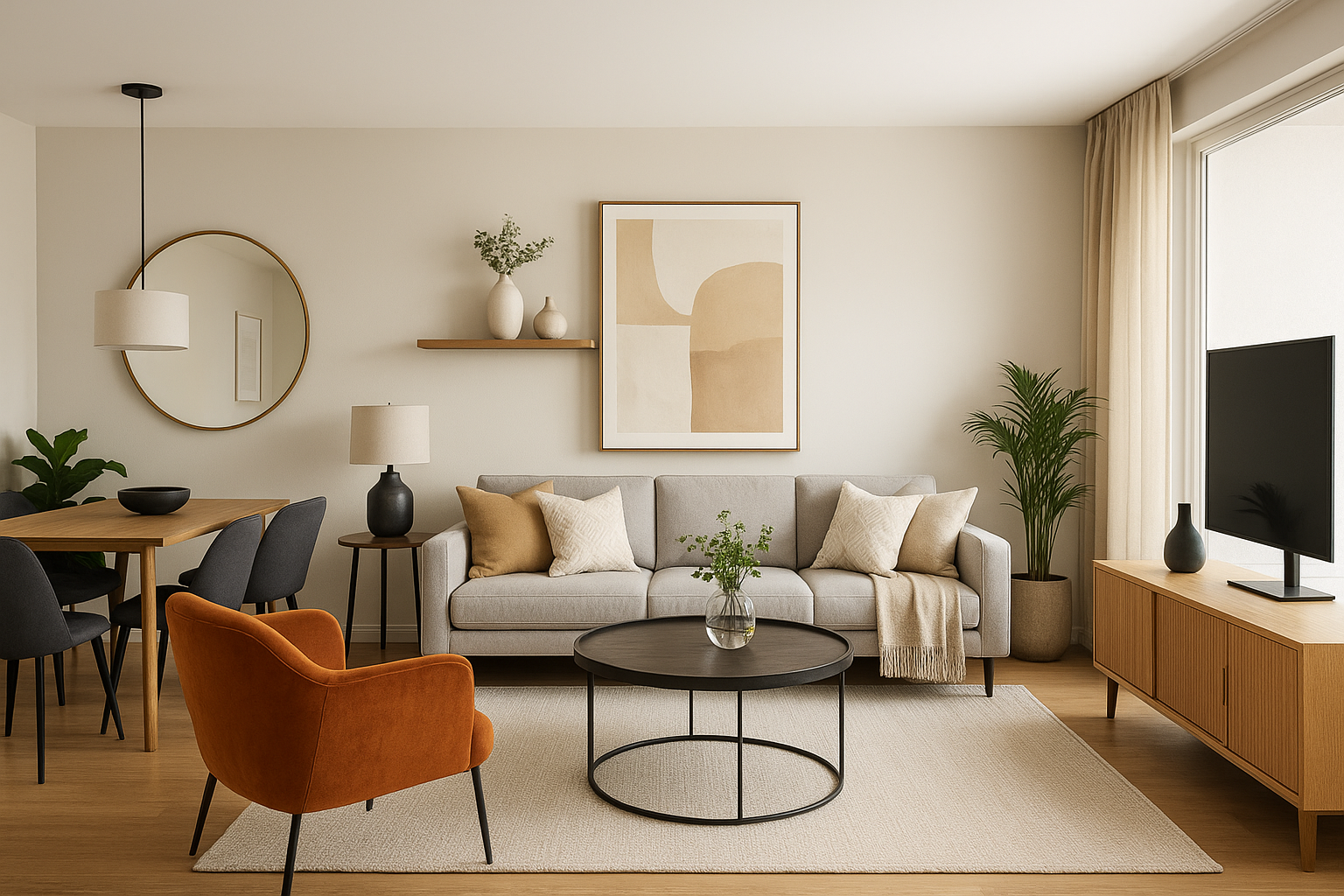 تحويل صالة ومجلس إلى مساحة - مشروع ديكور في المنطقة الوسطى لدى بوا…