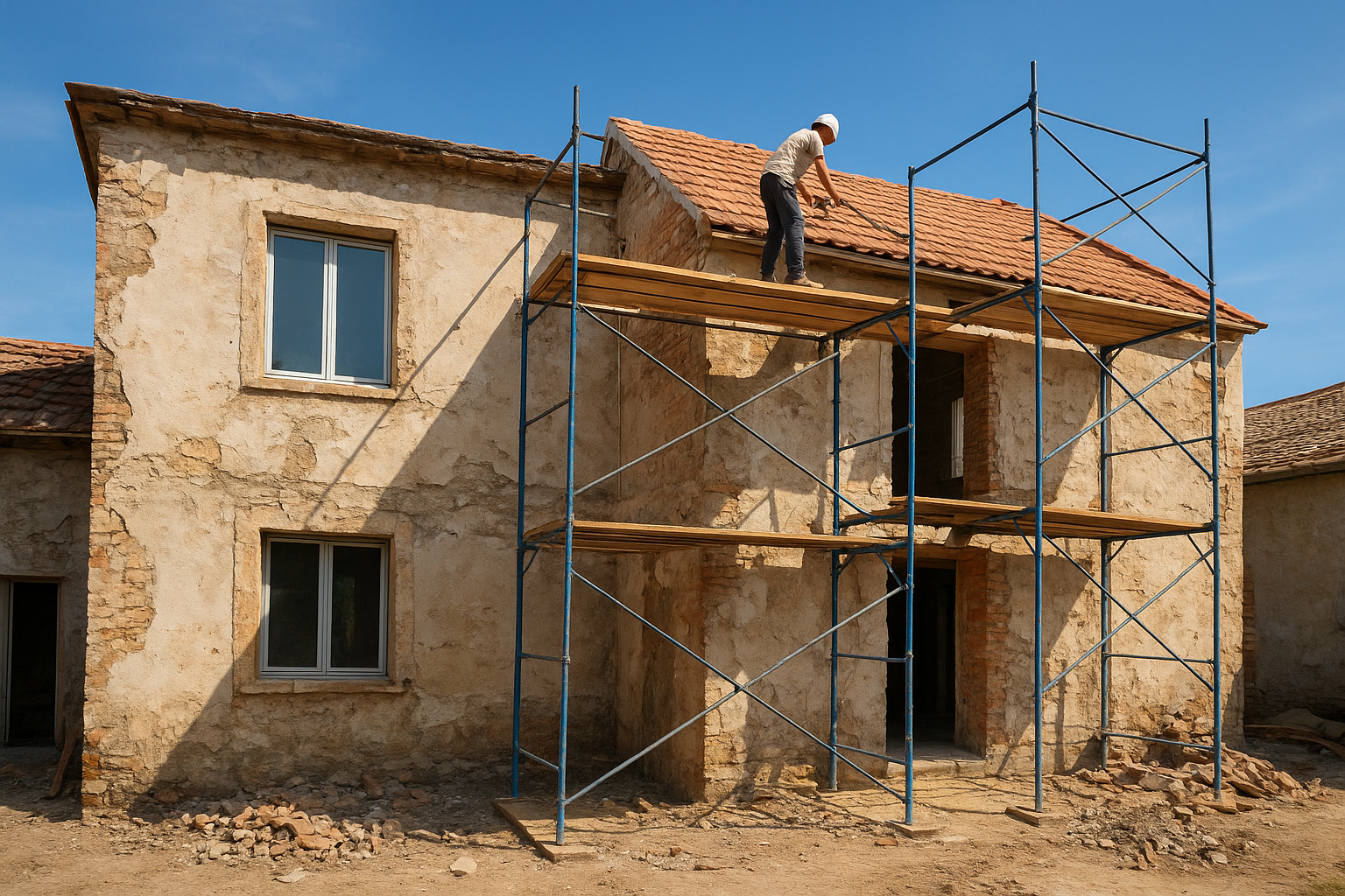 مشروع ترميم وتجديد الفيلا القديمة - مشروع ترميم وصيانة في المنطقة…