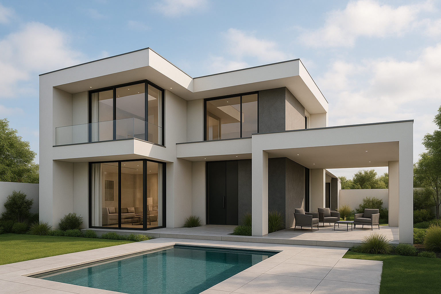 بناء فله جديدة بتصميم حديث - مشروع تشطيب في المنطقة الوسطى لدى بوا…