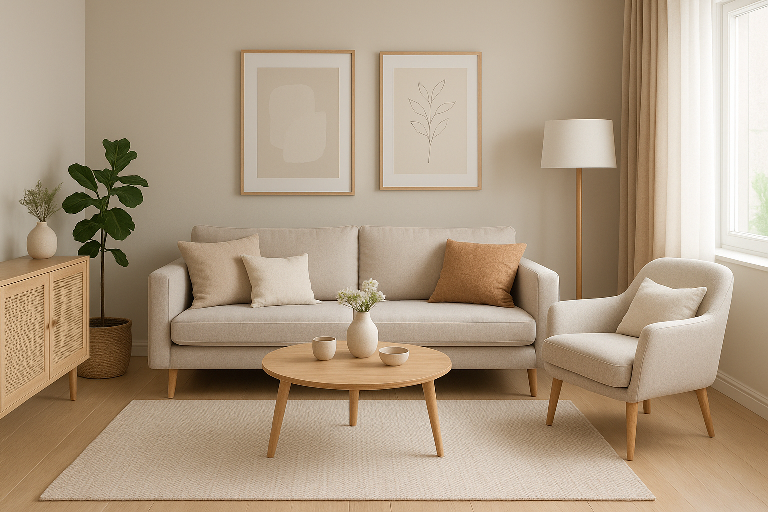 "تصميم ديكور شقة: تجربة تنسيق - مشروع ديكور في المنطقة الغربية لدى…