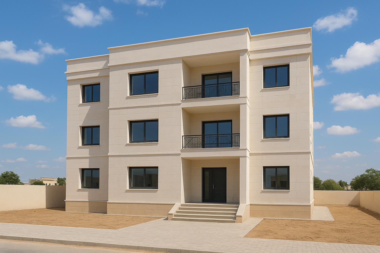 تشطيب كامل لعمارة سكنية من - مشروع تشطيب في المنطقة الوسطى لدى بوا…