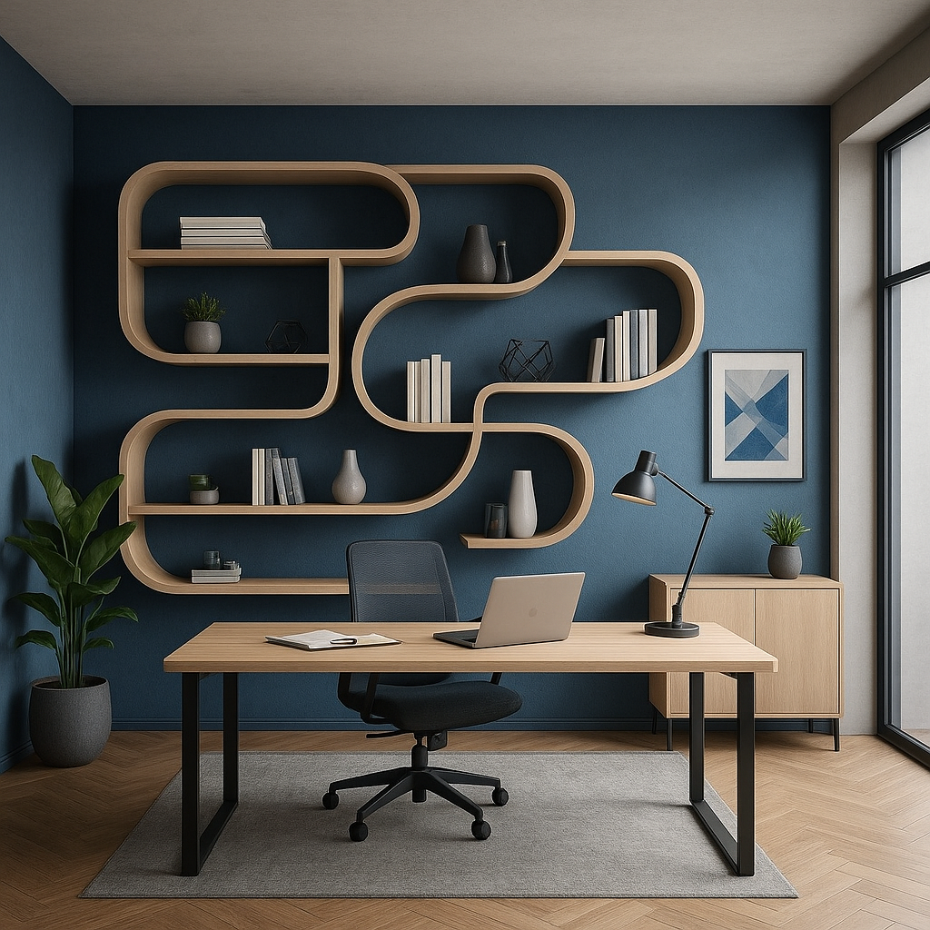 تصميم ديكور مبتكر لمكتب حديث - مشروع ديكور في المنطقة الوسطى لدى ب…