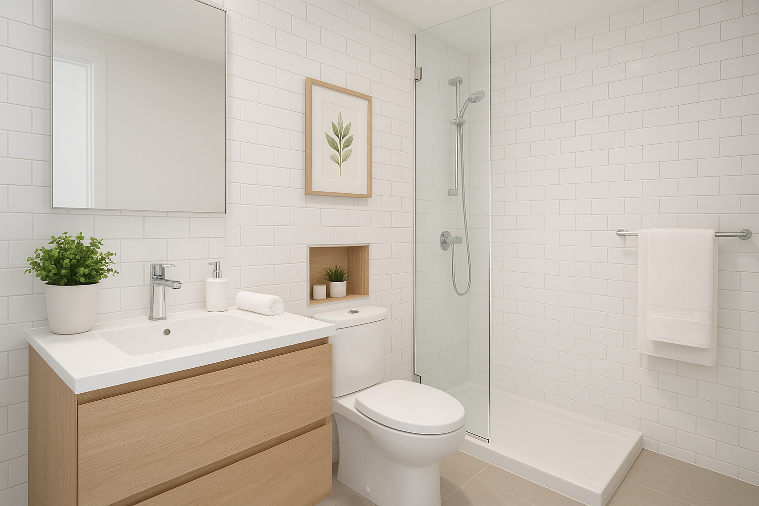 تجديد دورات المياه وديكورات متكاملة - مشروع ديكور في المنطقة الوس…