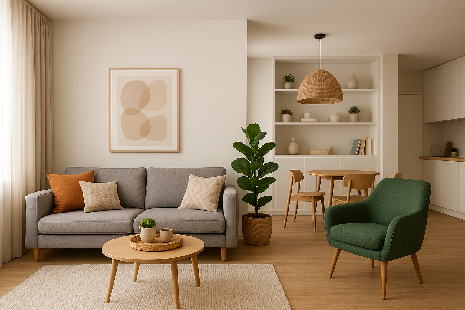 "تحويل المساحات: إبداعات ديكور لتجديد - مشروع تشطيب في المنطقة الو…