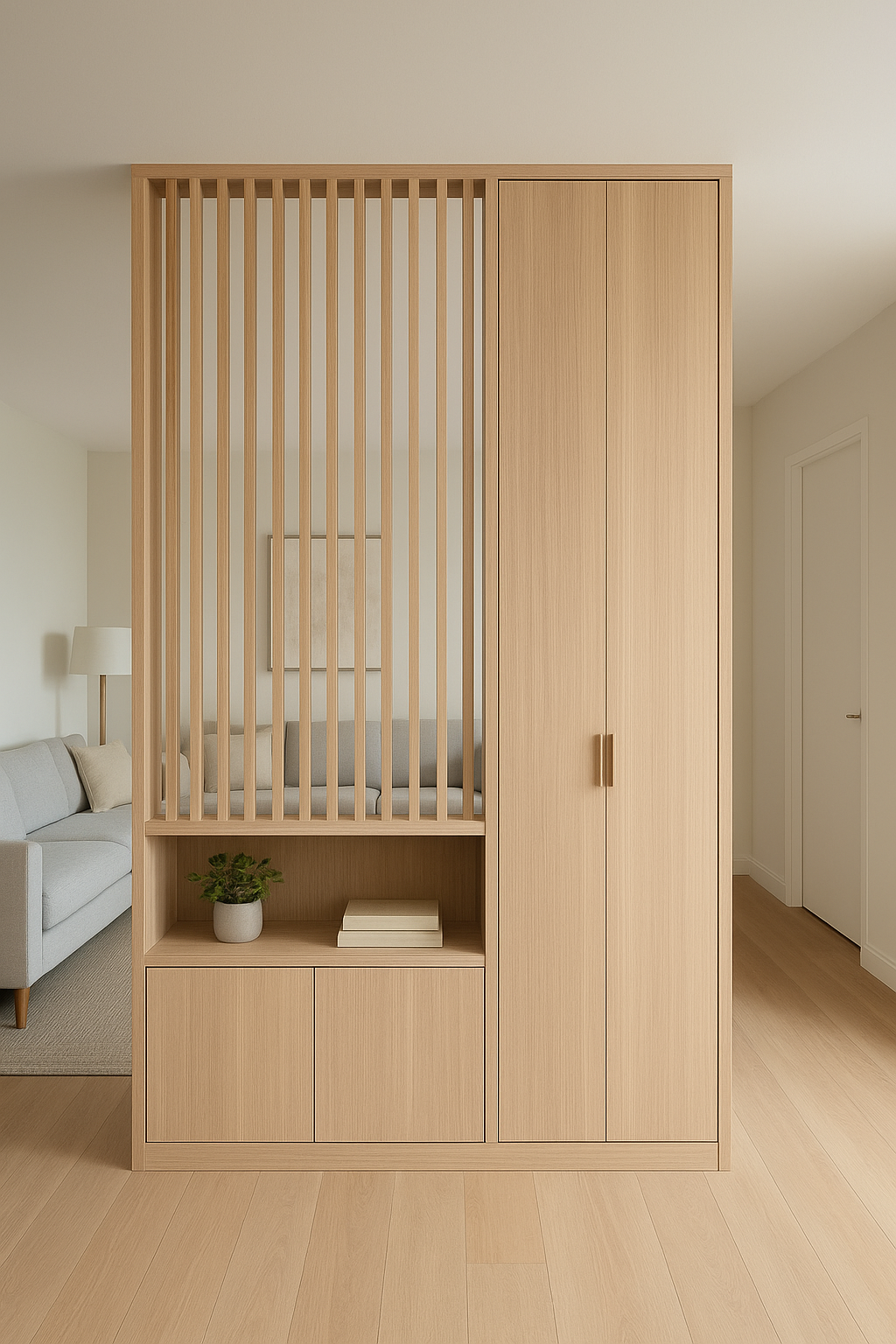 قاطع ديكور مبتكر يفصل الصالة - مشروع ديكور في المنطقة الشرقية لدى…