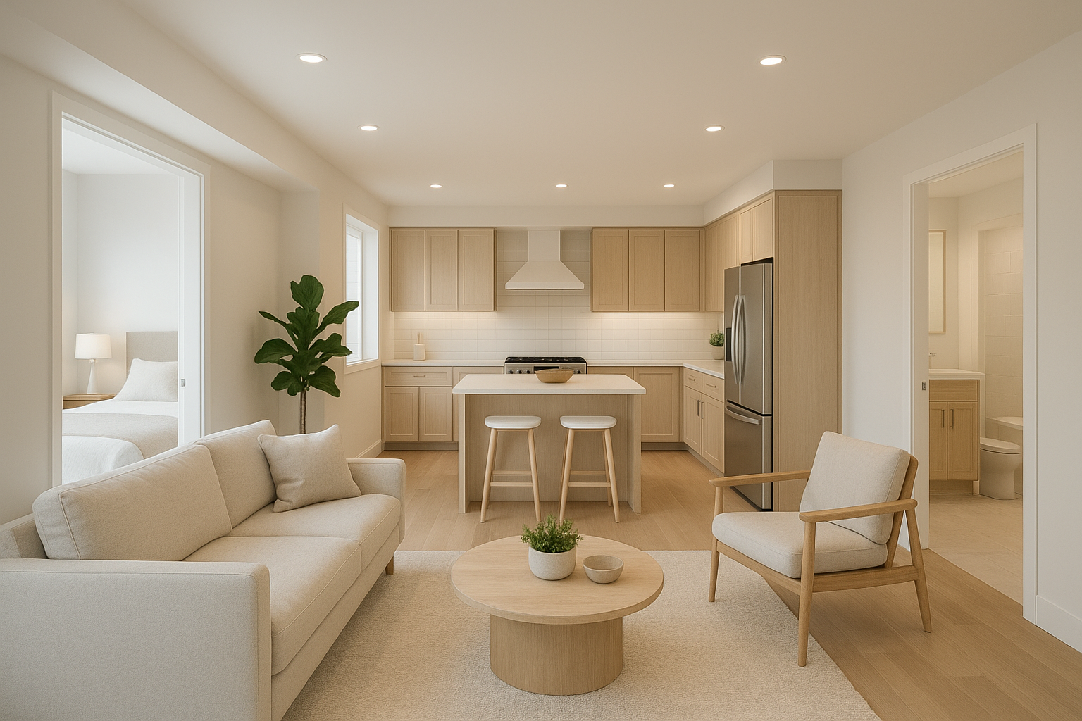 مشروع تجديد شامل للديكور: غرفتان، - مشروع ترميم وصيانة في المنطقة…