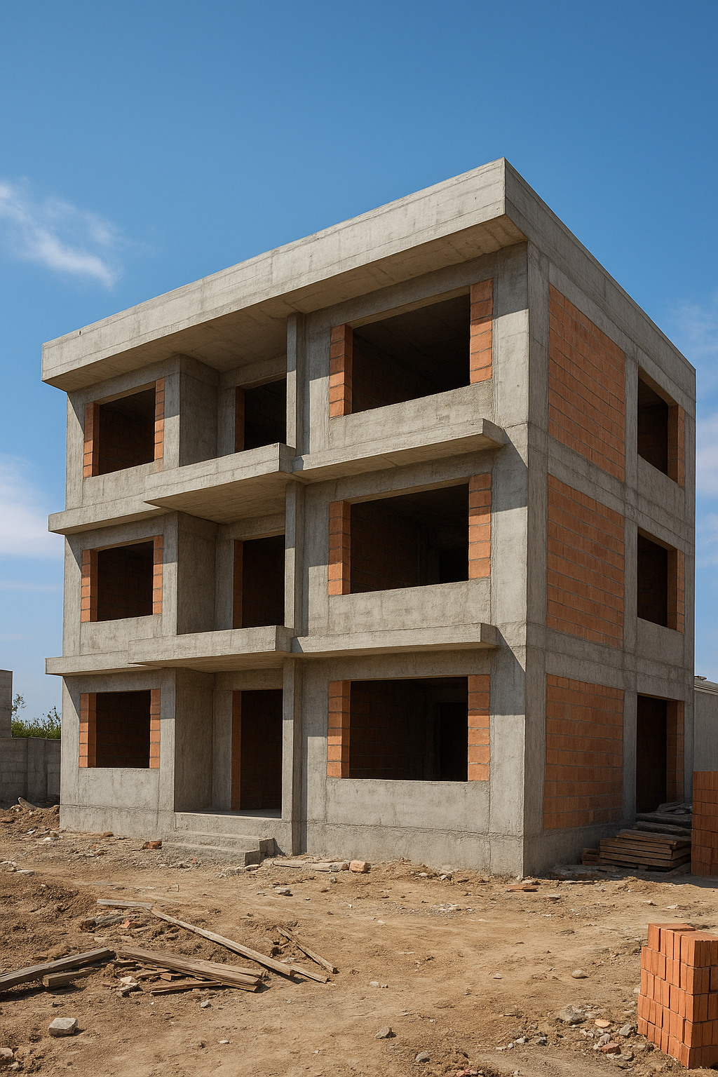 مشروع تشطيب عمارة ثلاث طوابق - مشروع تشطيب في المنطقة الغربية لدى…