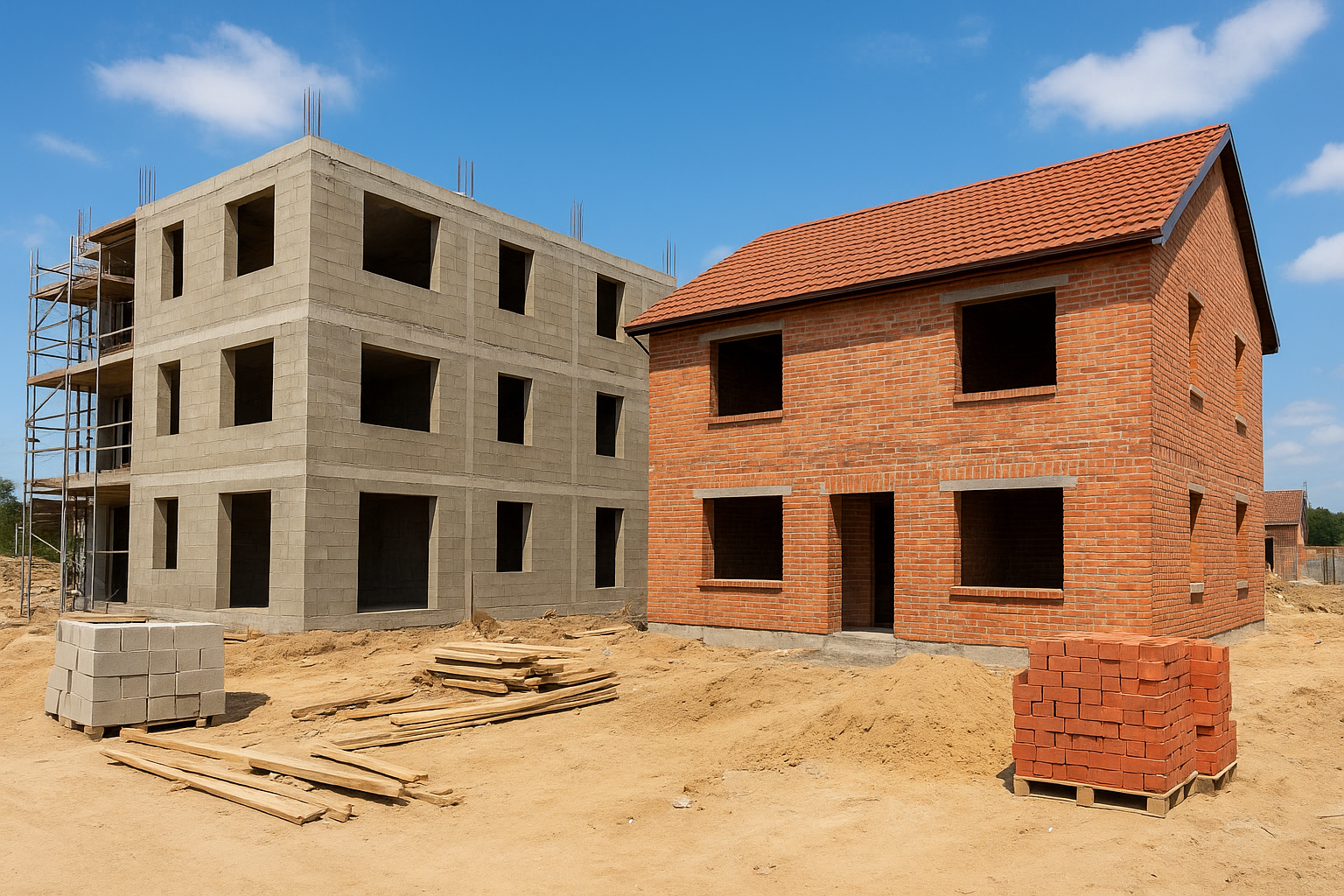 مشروع بناء جديد لعمارة صغيرة - مشروع بناء جديد في المنطقة الغربية…