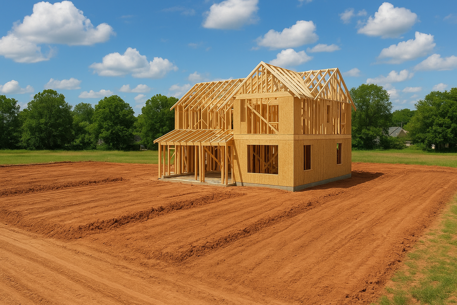 بناء مسكن جديد على قطعتين - مشروع بناء جديد في المنطقة الغربية لدى…