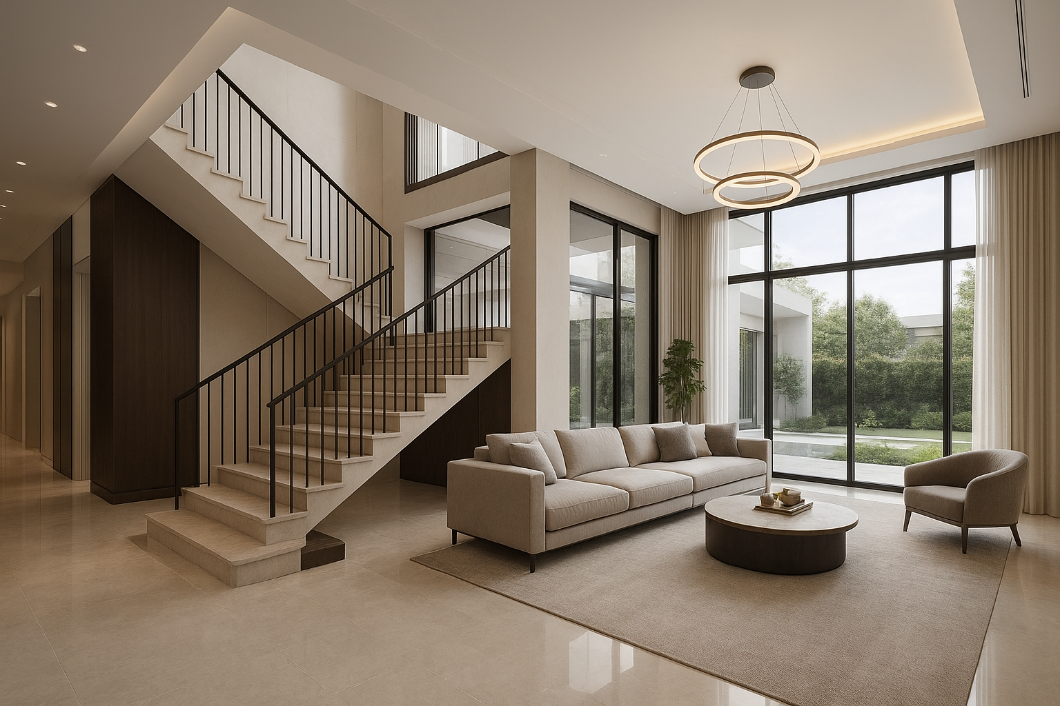 تشطيب فاخر لفيلا جديدة بأحدث - مشروع تشطيب في المنطقة الغربية لدى…