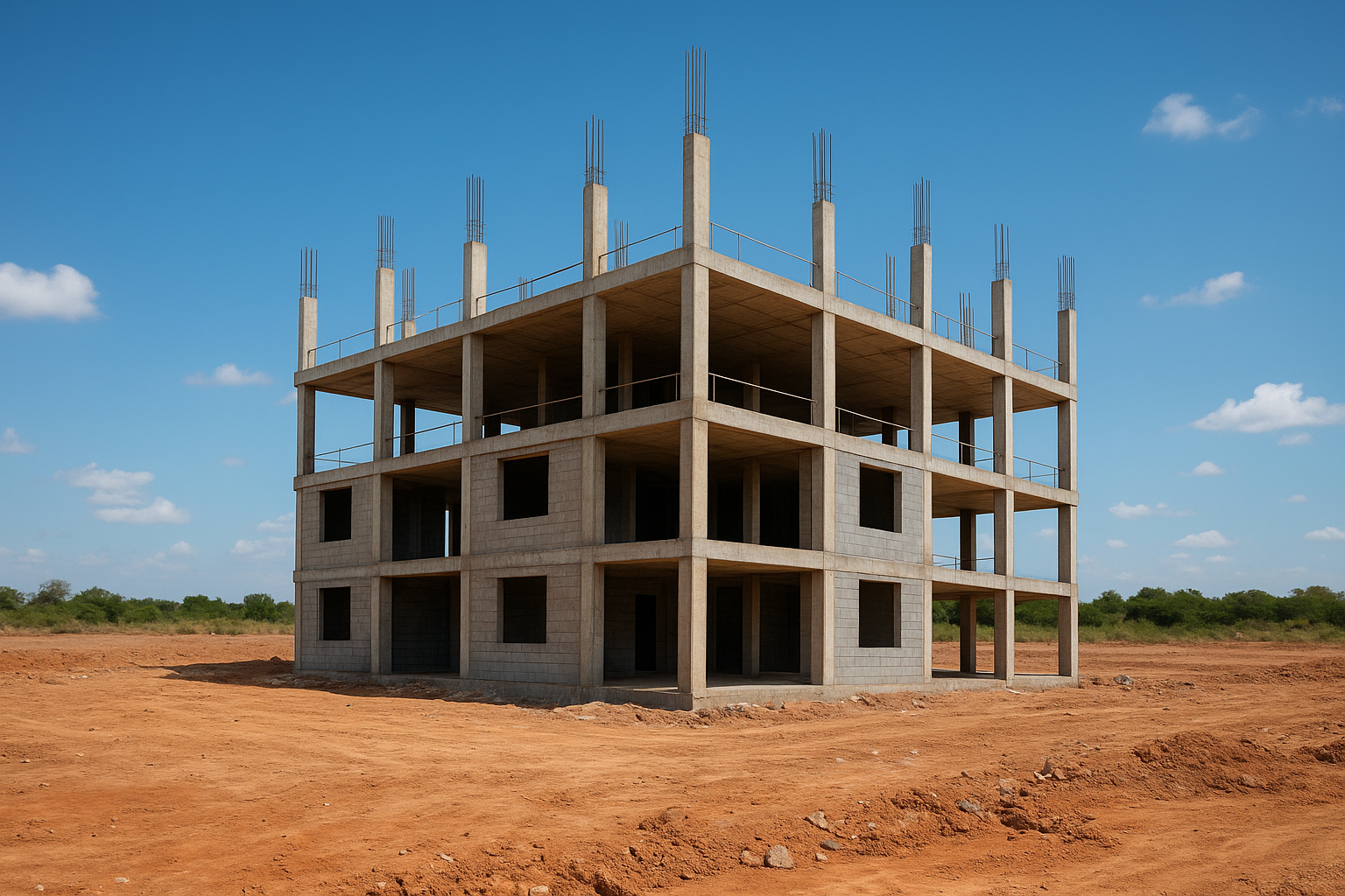 بناء جديد على أرض فارغة: - مشروع بناء جديد في المنطقة الشرقية لدى ب…