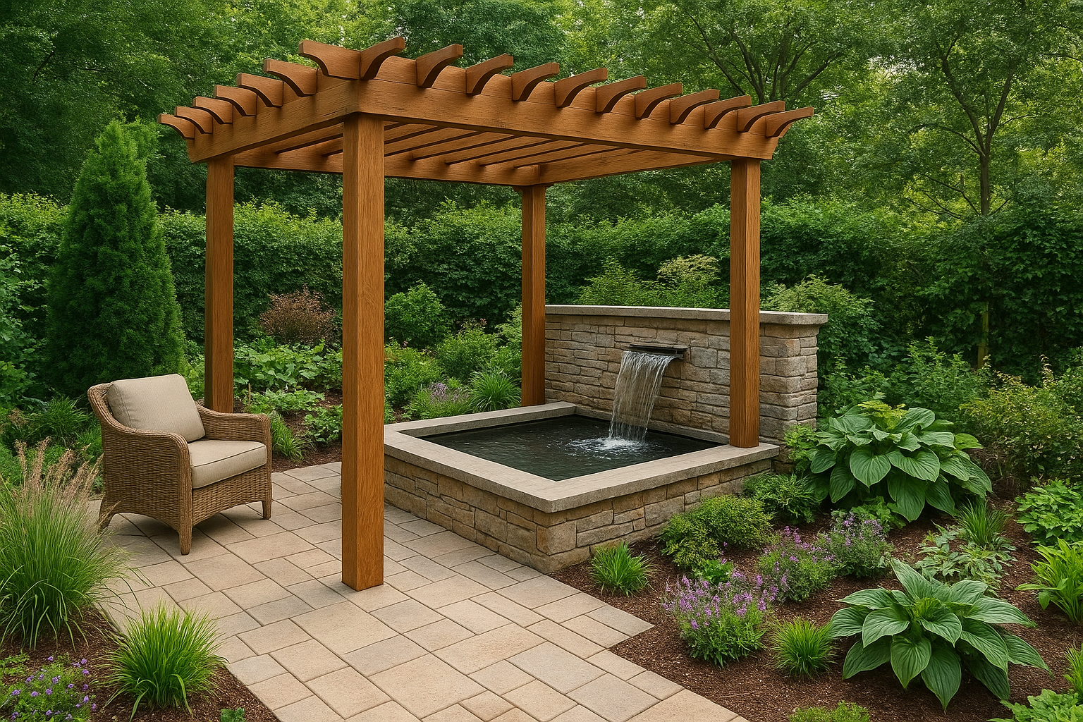 مشروع تصميم غرفة حديقة مع - مشروع ديكور في المنطقة الغربية لدى بوا…