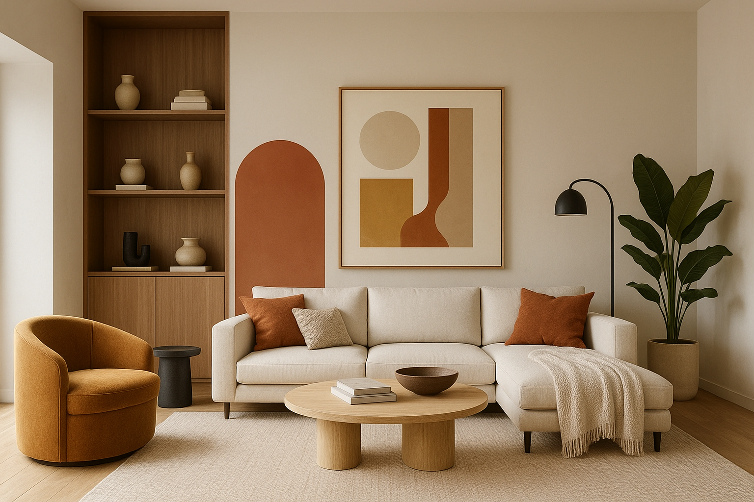 تصميم داخلي مبتكر لشقتك الجديدة: - مشروع ديكور في المنطقة الوسطى ل…