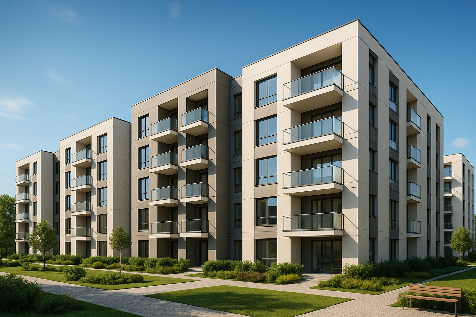 تصميم وتنفيذ بناء حديث لمجمع - مشروع بناء جديد في المنطقة الشرقية…