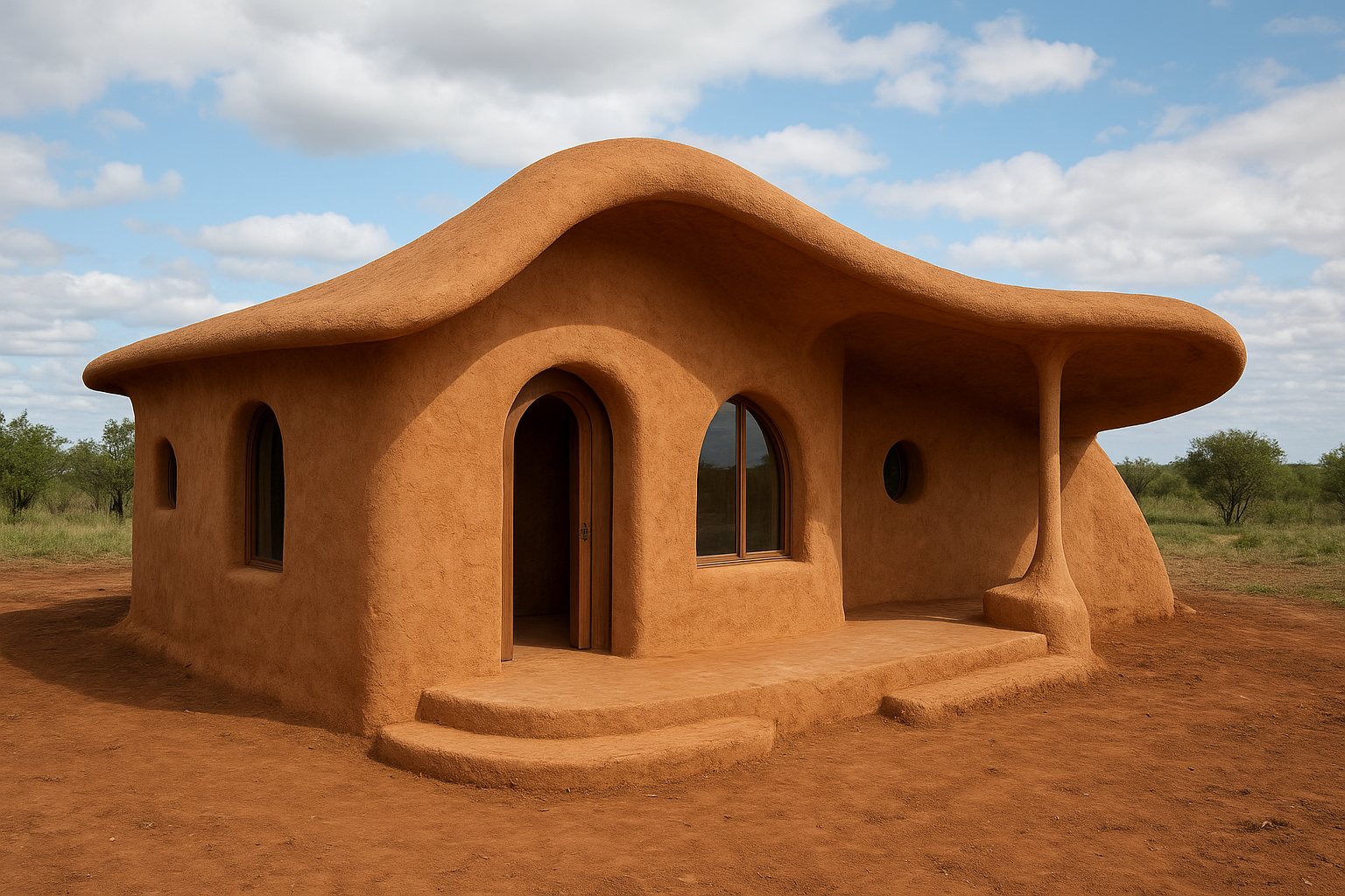 بناء منزل طين حديث بتصميم - مشروع بناء جديد في المنطقة الجنوبية لد…