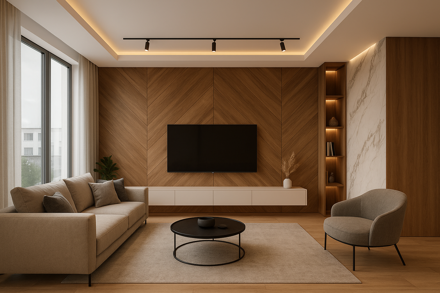 "تشطيبات شقة مودرن بأحدث التصميمات" - مشروع تشطيب في المنطقة الجنو…