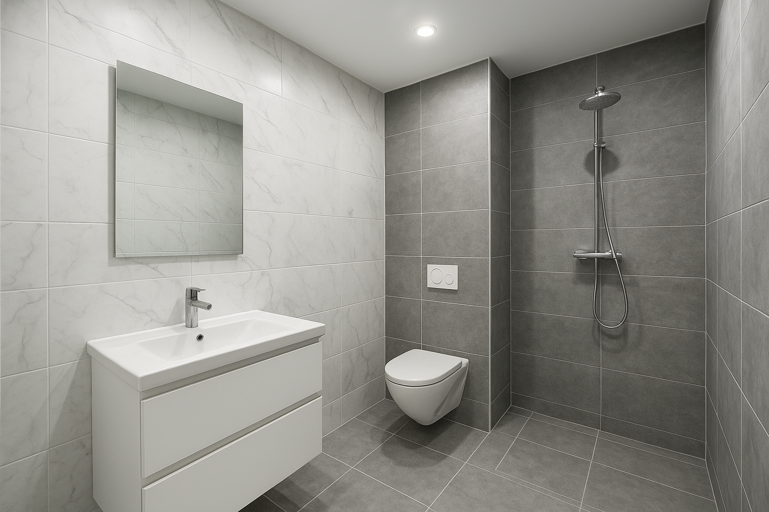 تجديد شامل للحمامات مع عزل - مشروع ترميم وصيانة في المنطقة الوسطى…