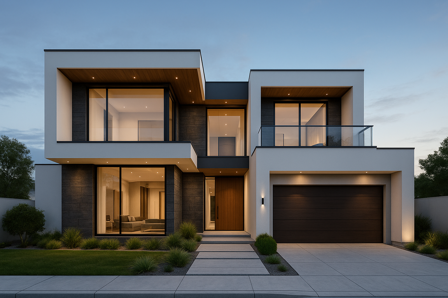 مشروع تصميم واجهات فلل عصرية - مشروع تشطيب في المنطقة الوسطى لدى ب…