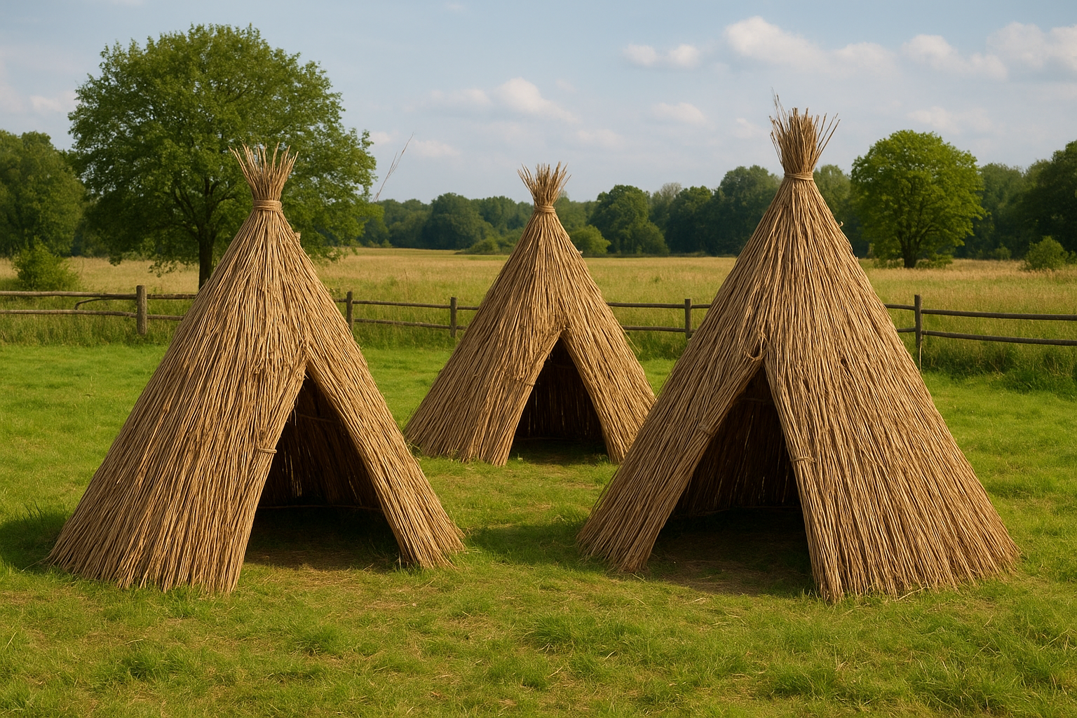 إنشاء أكواخ عسيب لمزرعة: مشروع - مشروع ديكور في المنطقة الوسطى لدى…