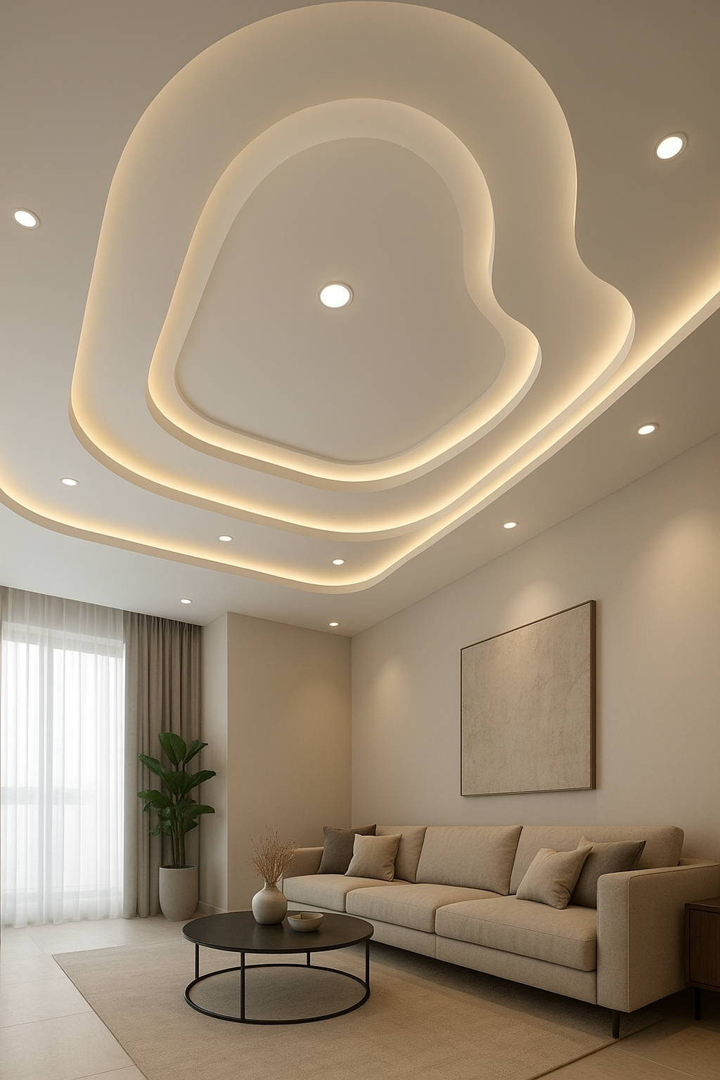 ديكور مميز باستخدام أسقف جبسمبورد - مشروع تشطيب في المنطقة الوسطى…