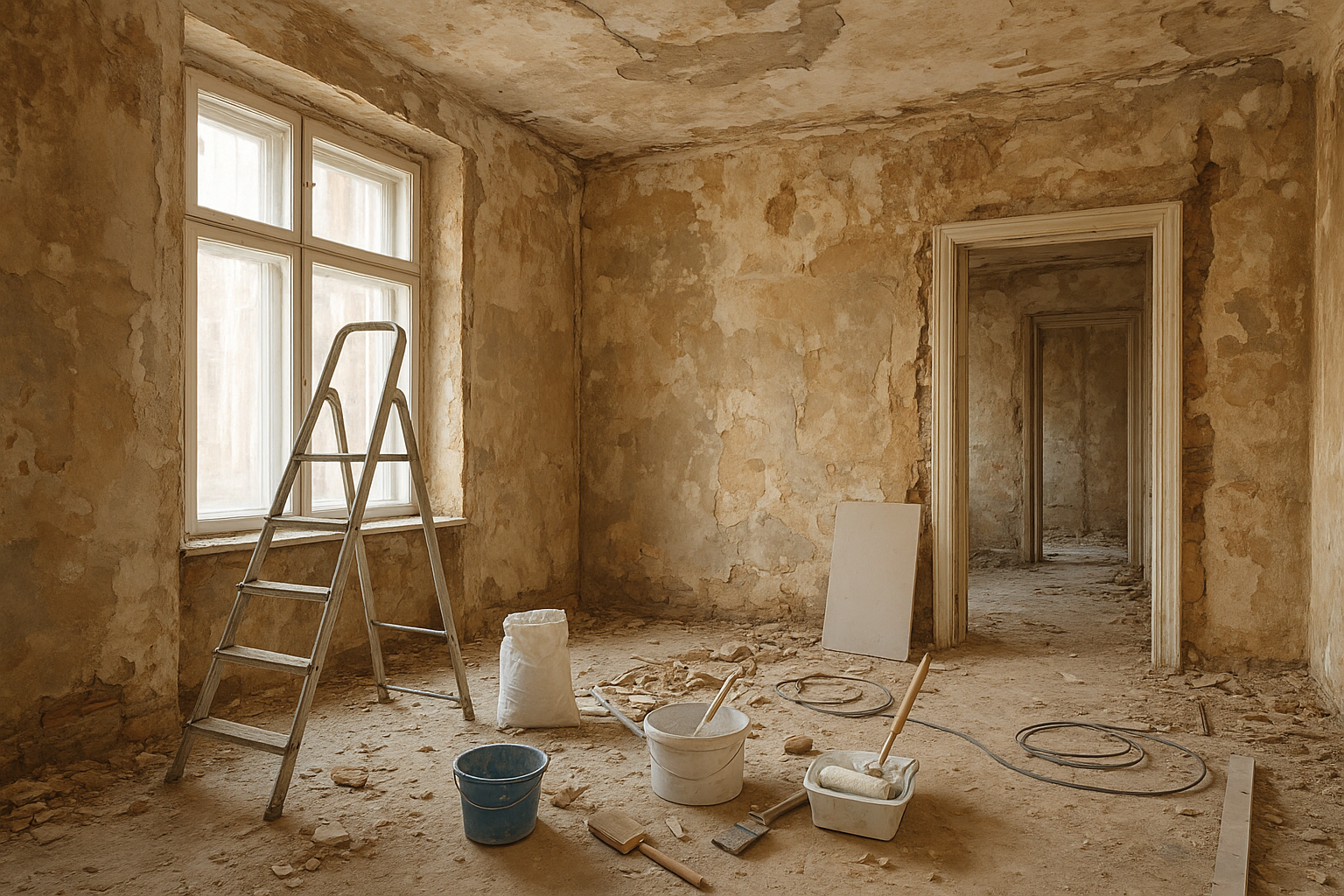 ترميم شامل لشقة تحتاج إلى - مشروع ترميم وصيانة في المنطقة الغربية…