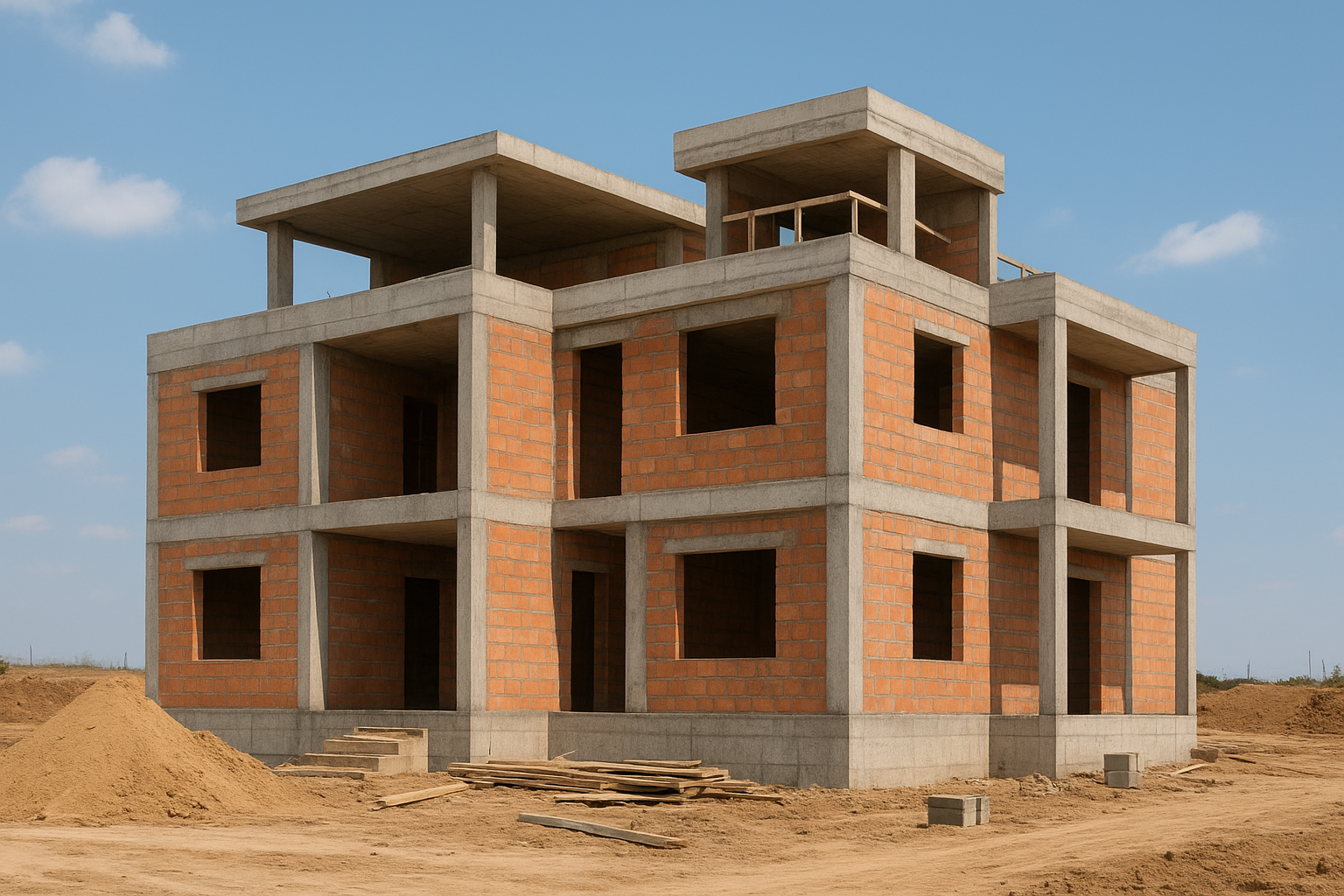 مشروع بناء عمارة سكنية من - مشروع بناء جديد في المنطقة الغربية لدى…