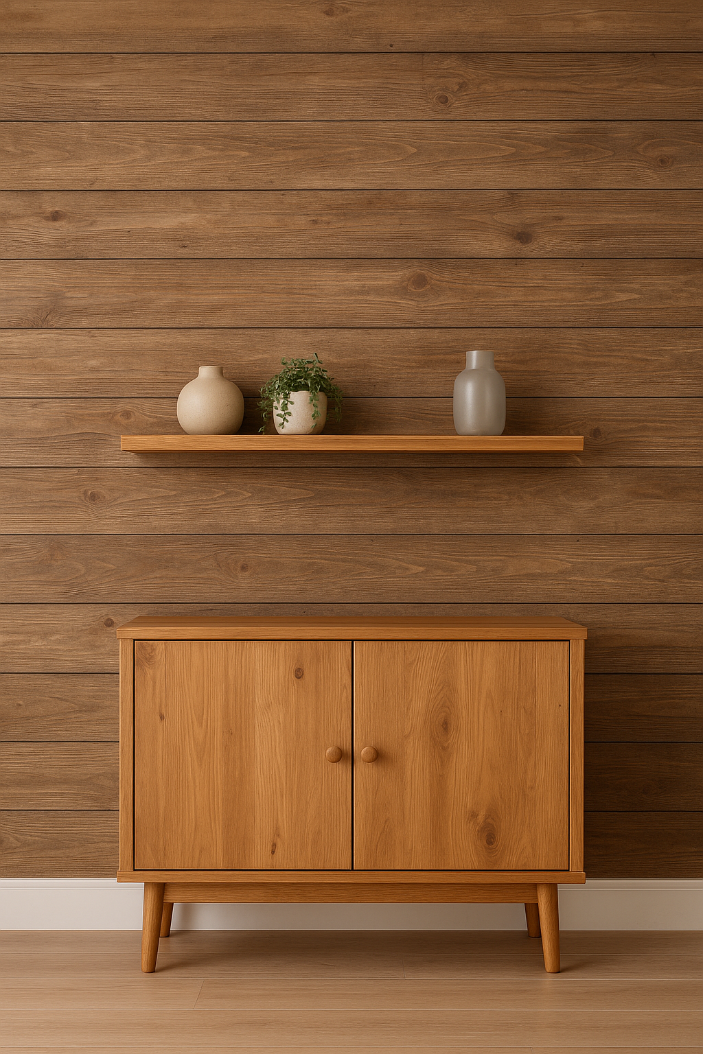 خلفية شيبورد مع رف ودولاب - مشروع ديكور في المنطقة الغربية لدى بوا…