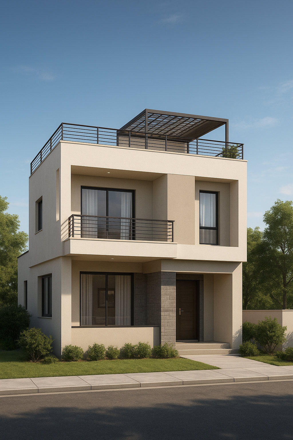 مشروع تصميم وبناء منزل مكون - مشروع تشطيب في المنطقة الوسطى لدى بو…