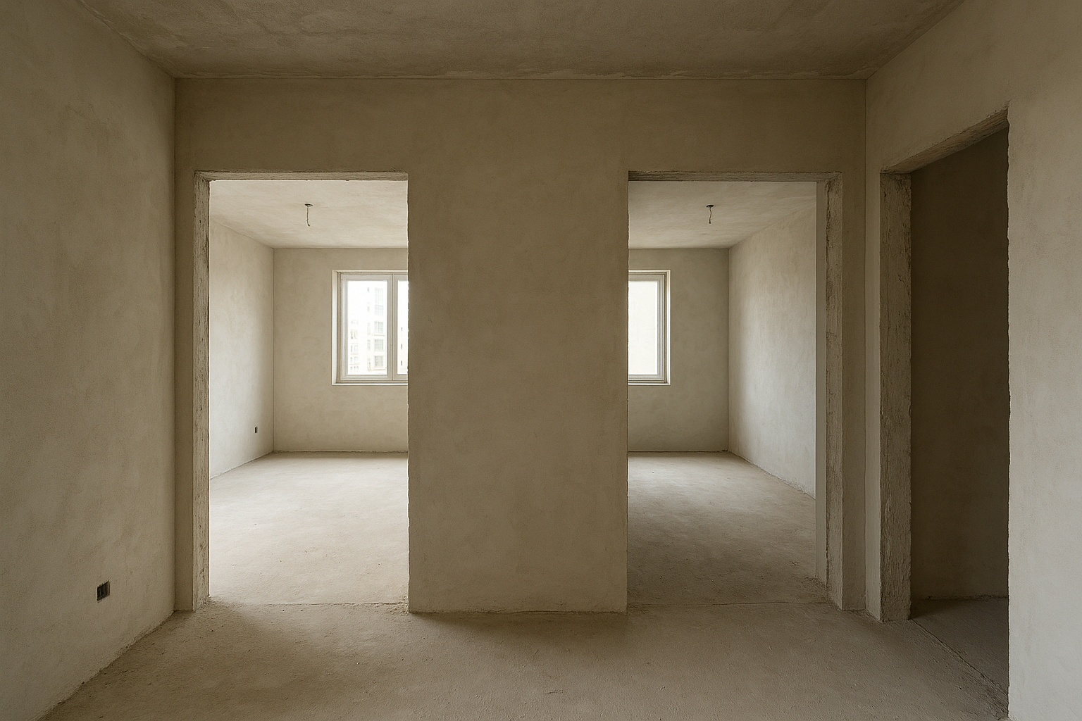 تشطيب شامل لشقتين قيد الإنشاء - مشروع تشطيب في المنطقة الوسطى لدى…