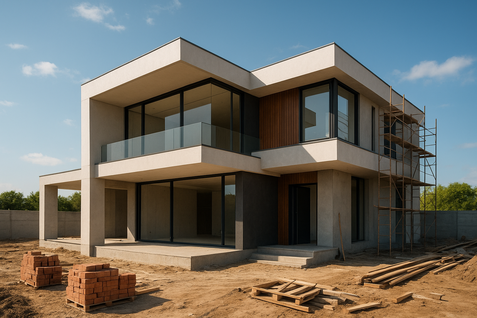 مشروع بناء جديد لفيلا سكنية - مشروع بناء جديد في المنطقة الوسطى لد…