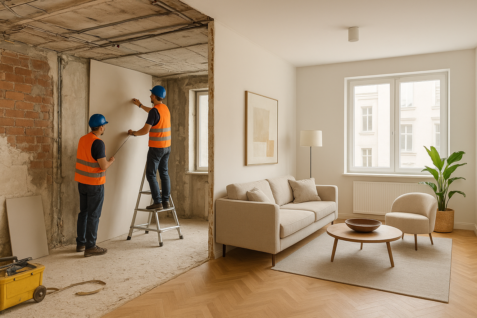 مشروع ترميم شقة سكنية - - مشروع ترميم وصيانة في المنطقة الوسطى لدى…