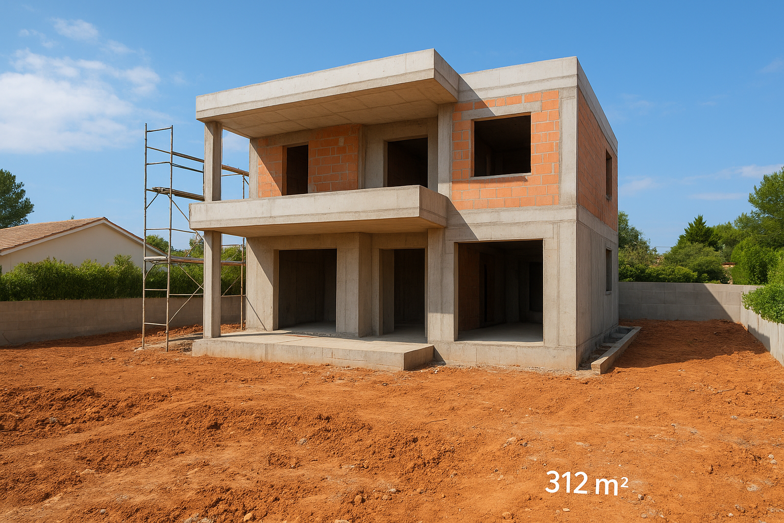 مشروع بناء دور ثاني وملحق - مشروع بناء جديد في المنطقة الغربية لدى…