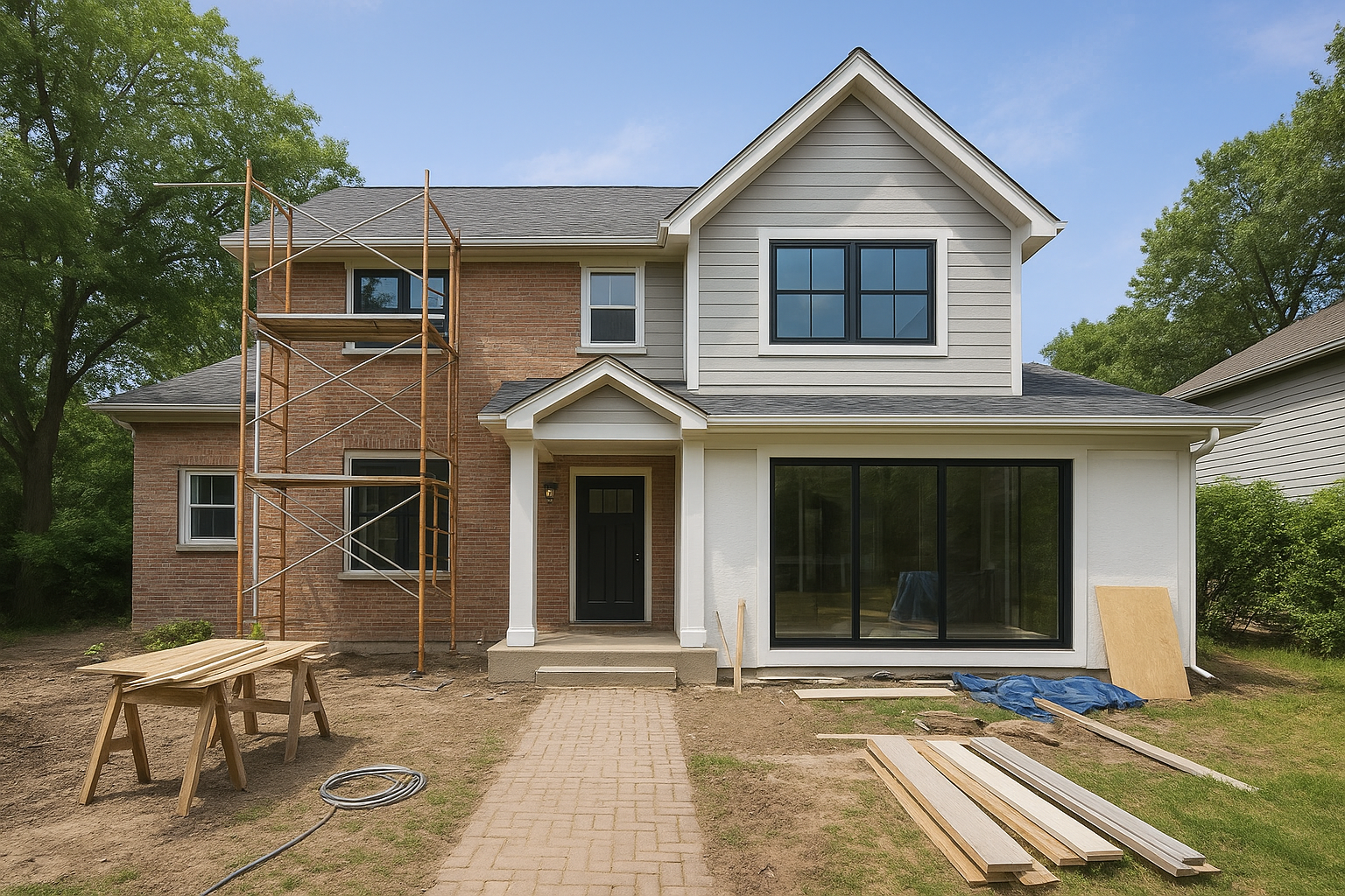 تجديد وتحديث التصميم لمنزل قائم: - مشروع ترميم وصيانة في المنطقة ا…