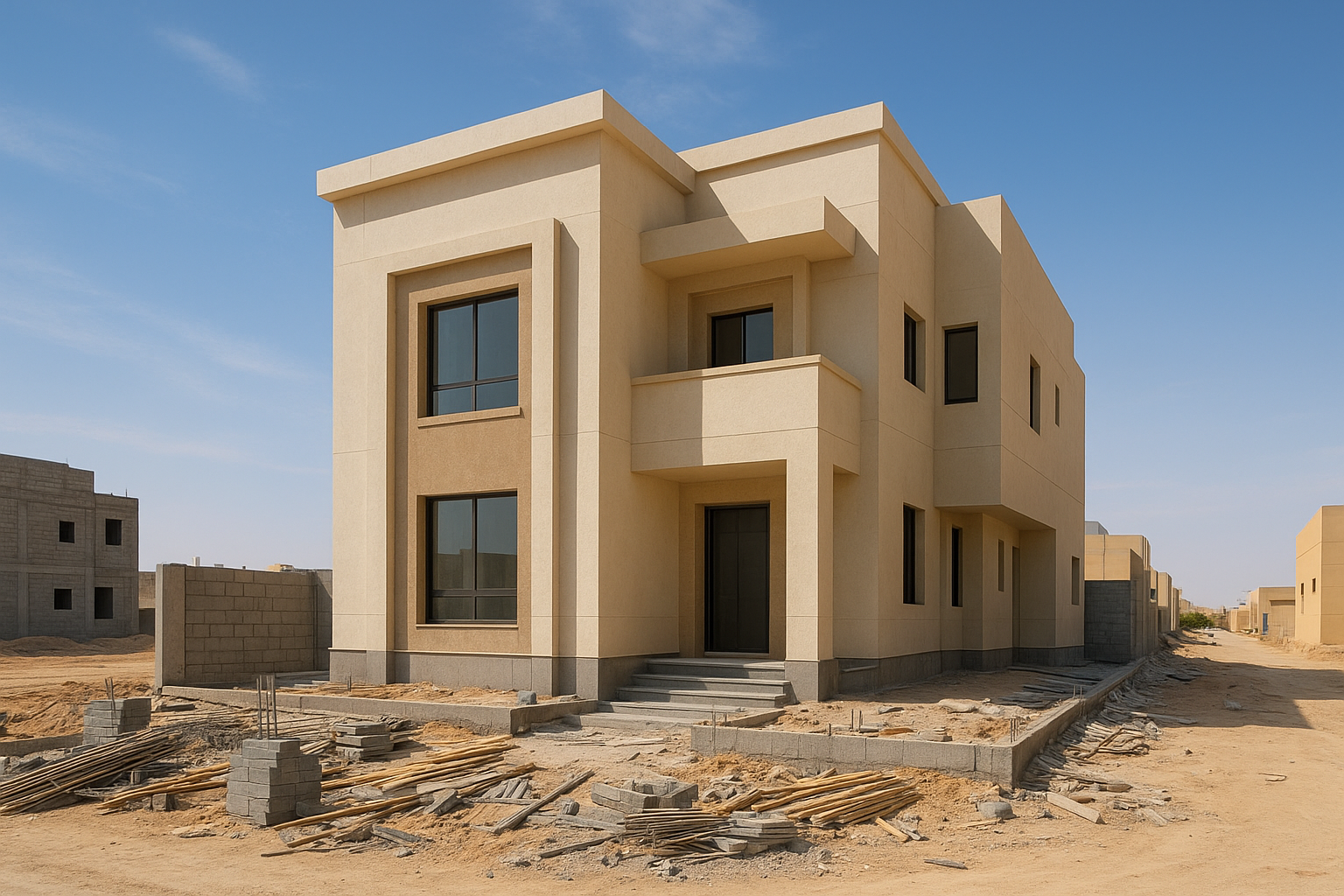 بناء منزل جديد بالرياض بحي - مشروع بناء جديد في المنطقة الوسطى لدى…