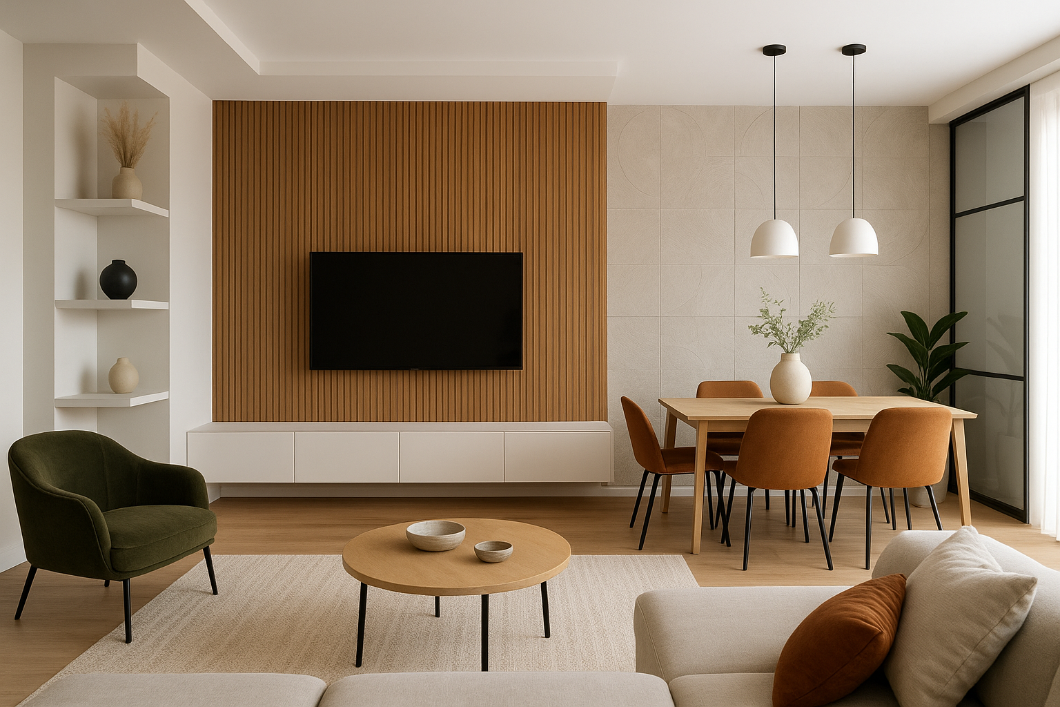 "حلول تصميم ديكورات داخلية مبتكرة - مشروع تشطيب في المنطقة الوسطى…