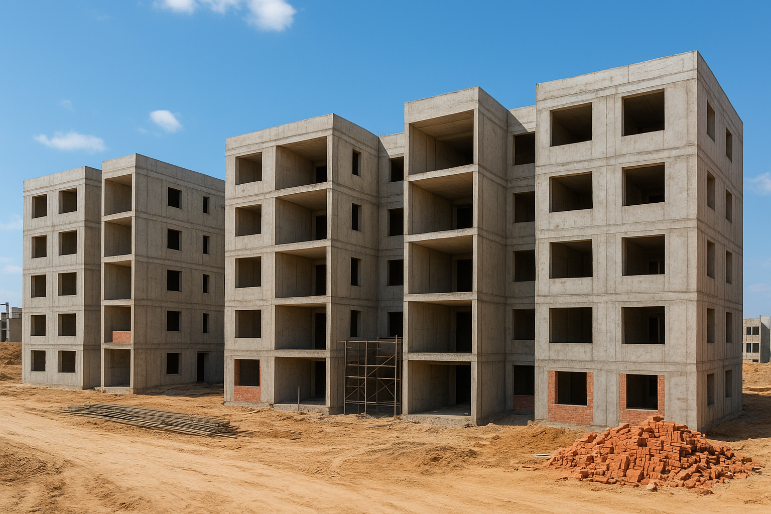 مشروع تشطيب أربع شقق وبيتين - مشروع تشطيب في المنطقة الوسطى لدى بو…