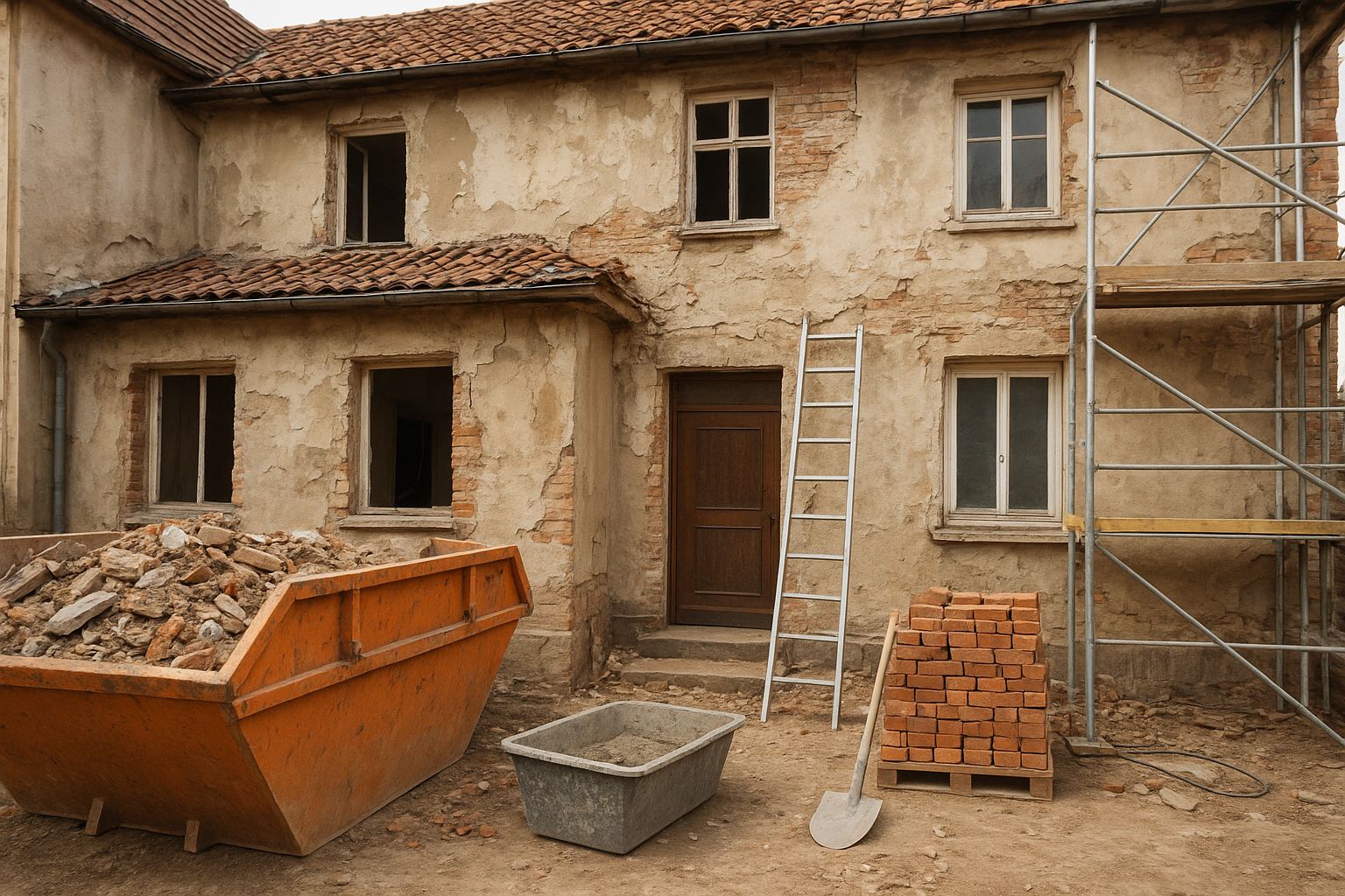 مشروع ترميم شامل لفله سكنية - مشروع تشطيب في المنطقة الوسطى لدى بو…