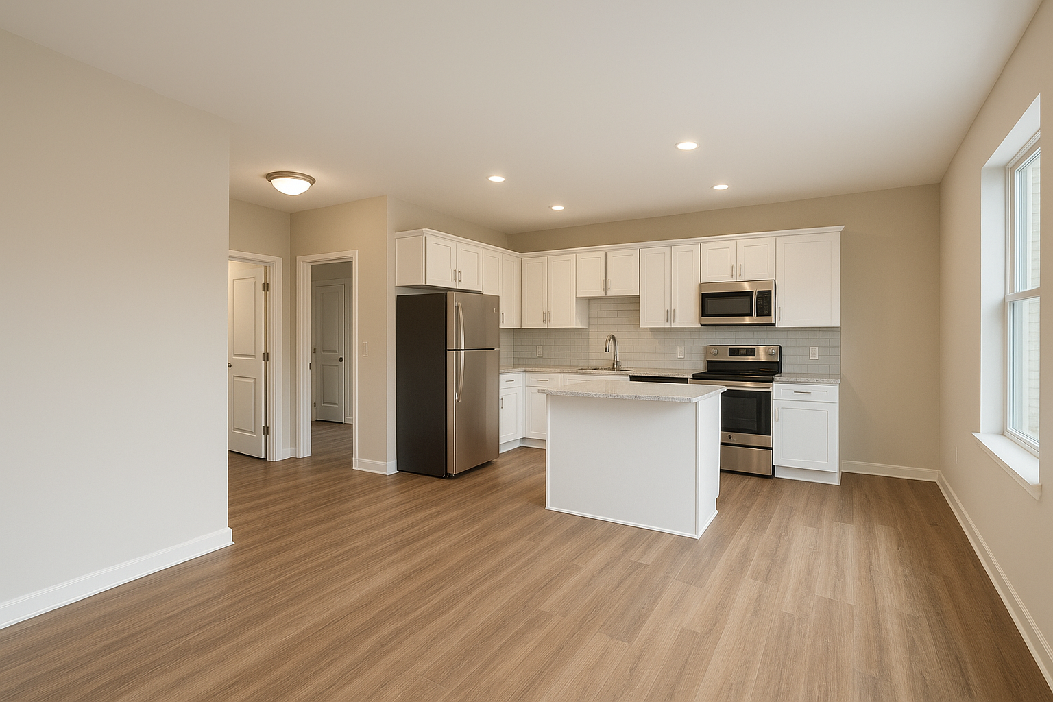 تشطيب شامل لشقق سكنية جديدة: - مشروع تشطيب في المنطقة الجنوبية لدى…