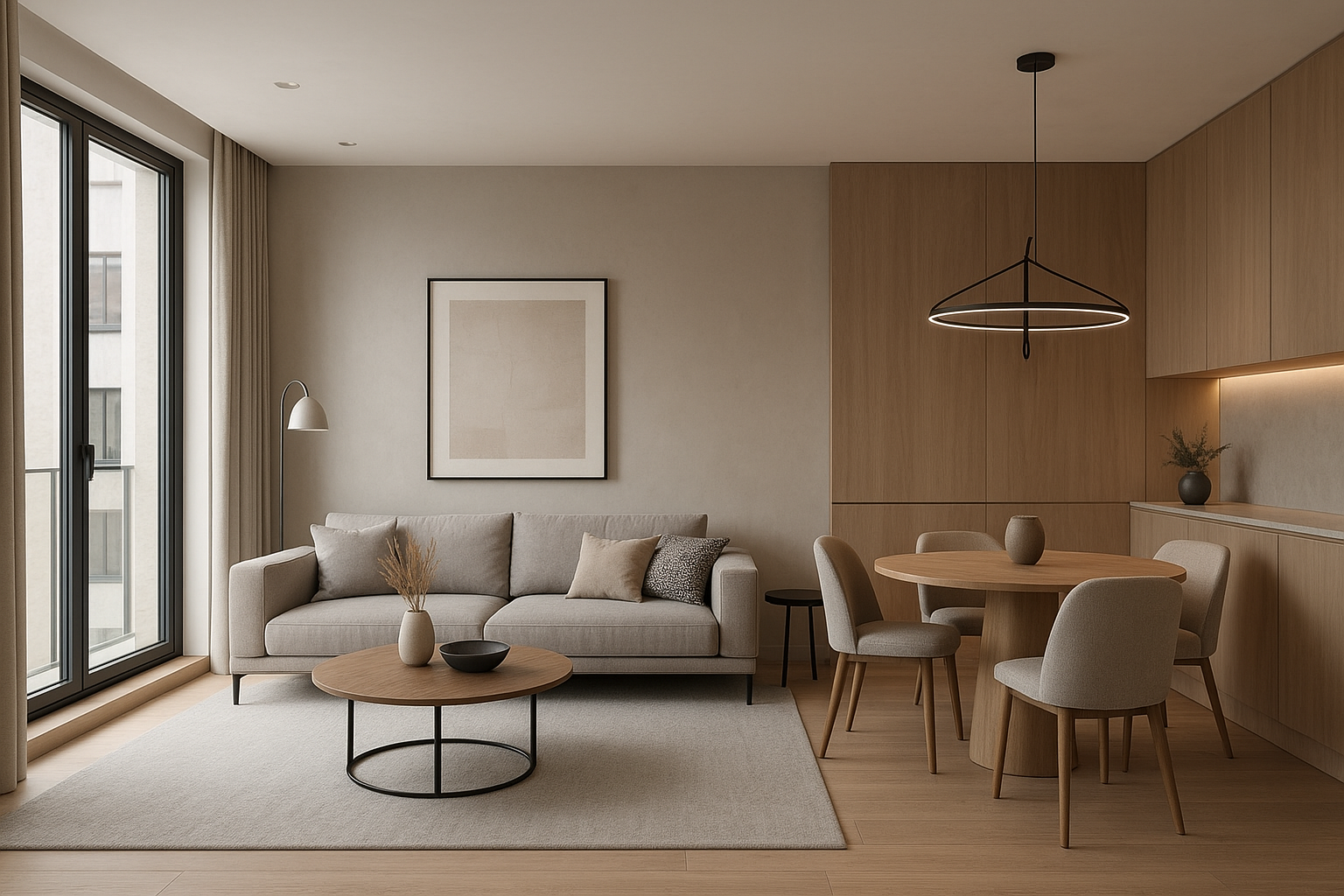 ديكورات شقة حديثة: تصميم أنيق - مشروع ديكور في المنطقة الغربية لدى…