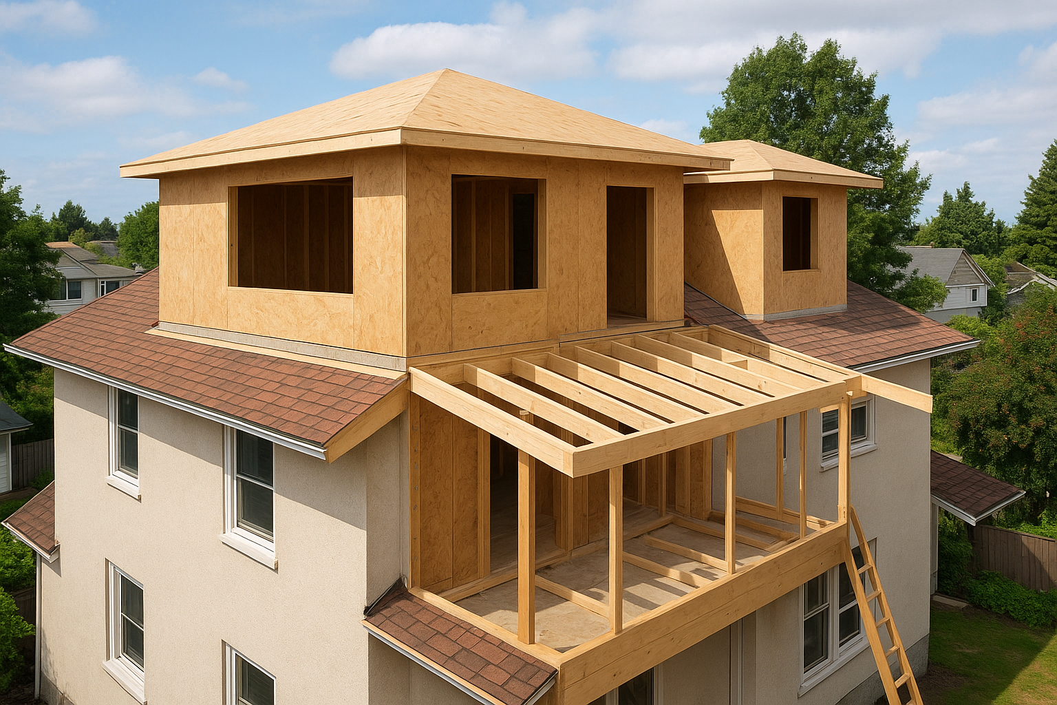 توسيع المسكن: إضافة غرفتين وحمام - مشروع بناء جديد في المنطقة الجن…