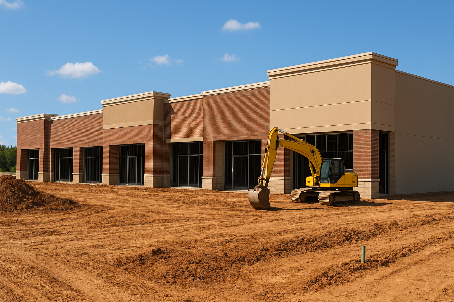 مشروع بناء محلات تجارية على - مشروع بناء جديد في المنطقة الجنوبية…