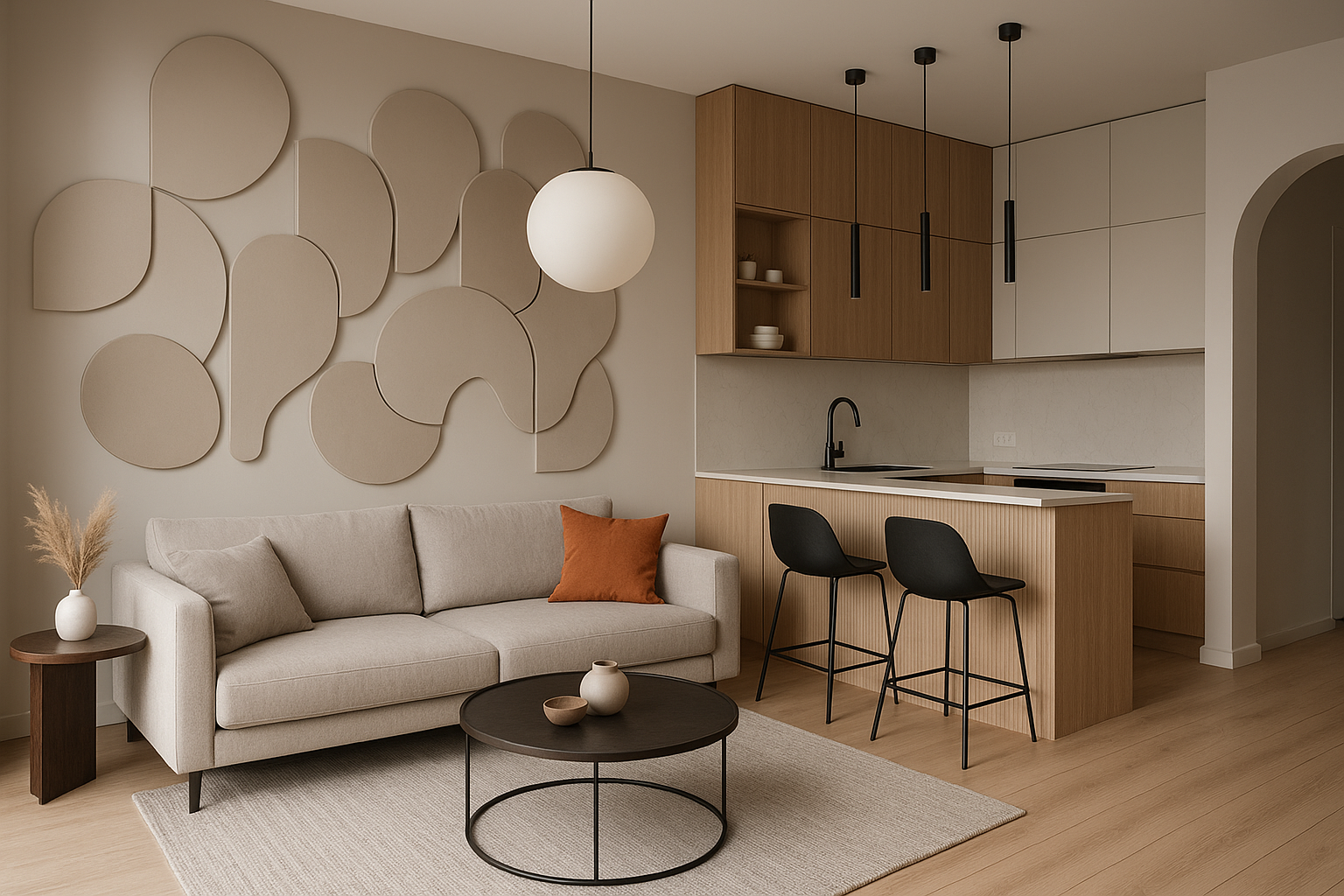 تشطيب داخلي وديكورات إبداعية لشقة - مشروع تشطيب في المنطقة الغربي…