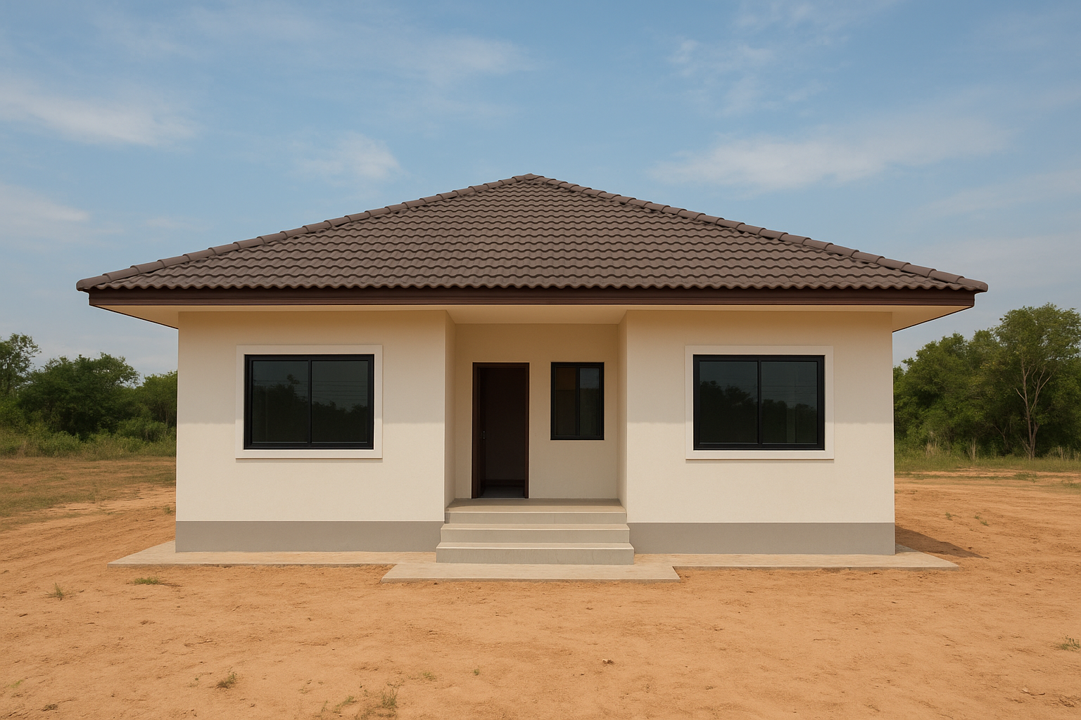 مشروع بناء دور واحد بمساحة - مشروع بناء جديد في المنطقة الغربية لد…